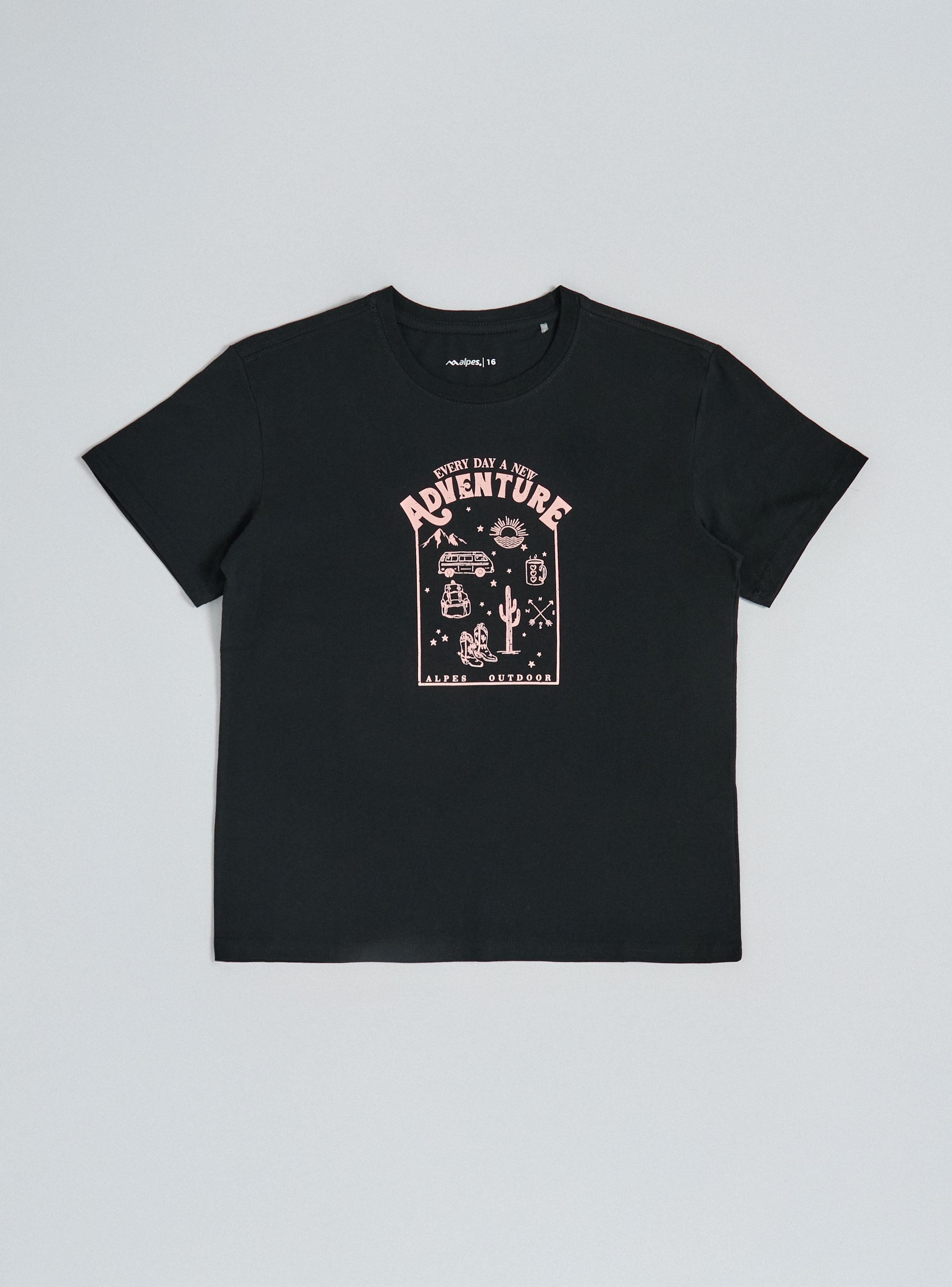 Polera Gráfica con Water Front Print-0
