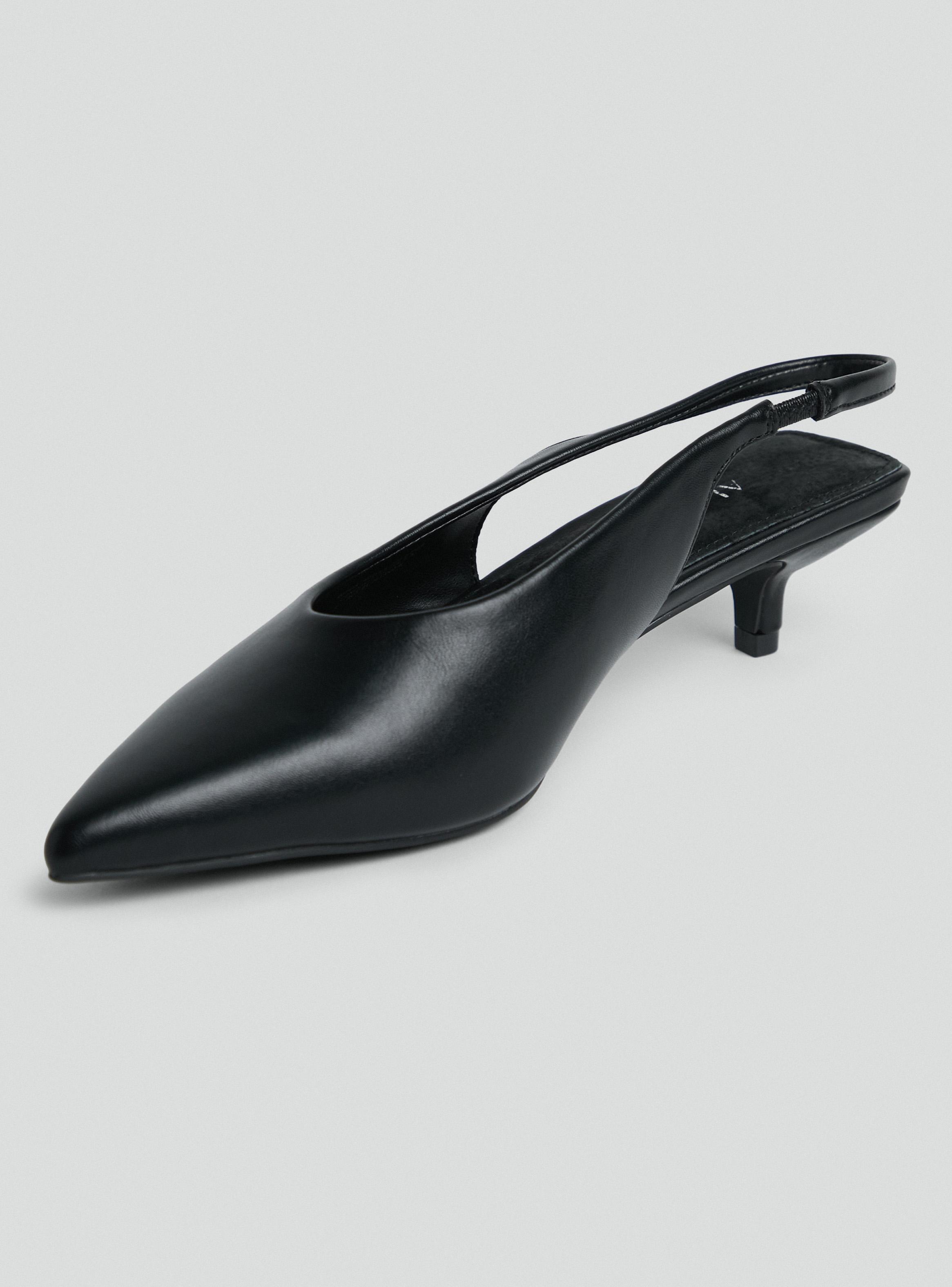Zapato Vestir Slingback con Taco Mujer-2