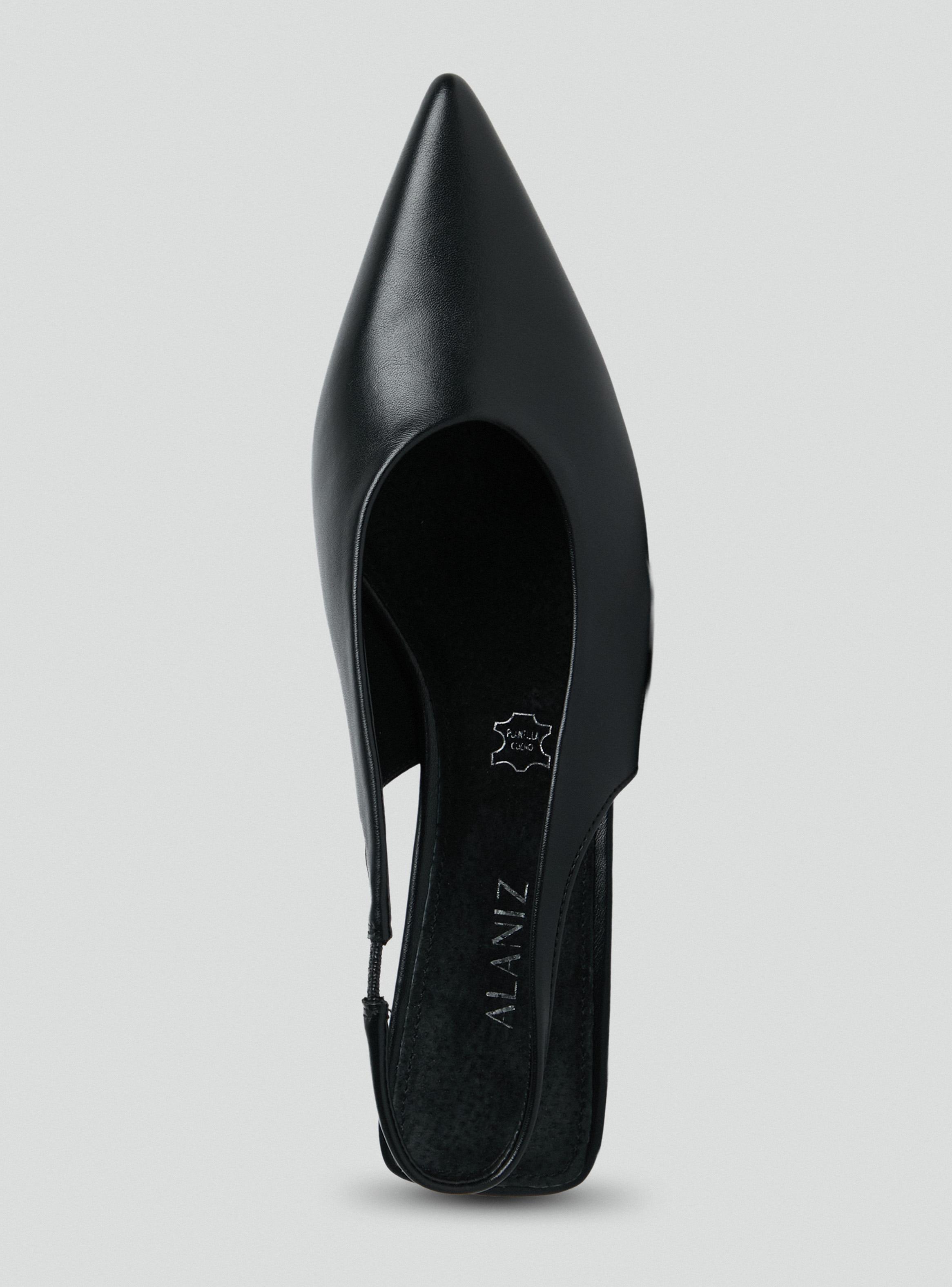 Zapato Vestir Slingback con Taco Mujer-3