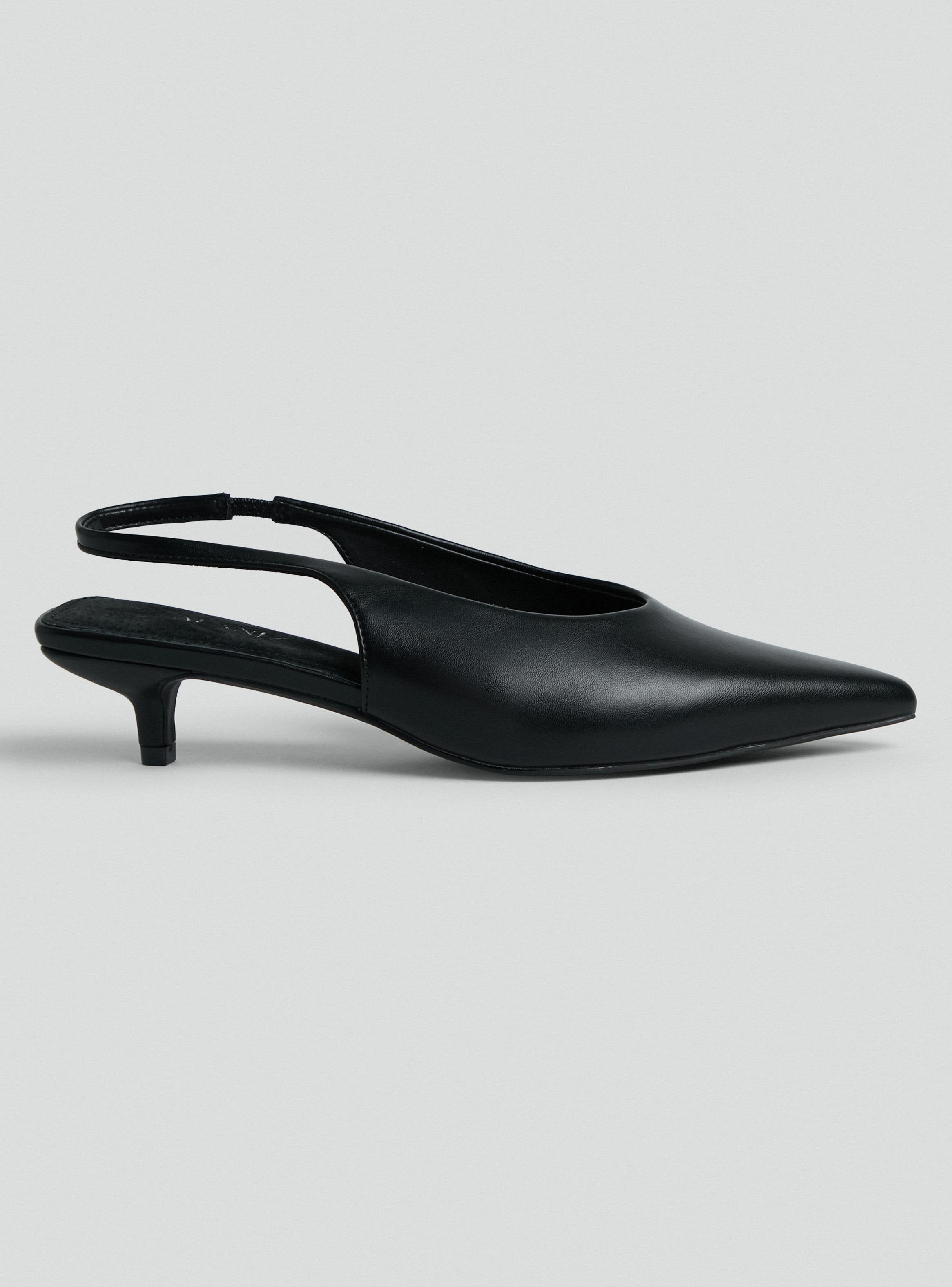 Zapato Vestir Slingback con Taco Mujer-1
