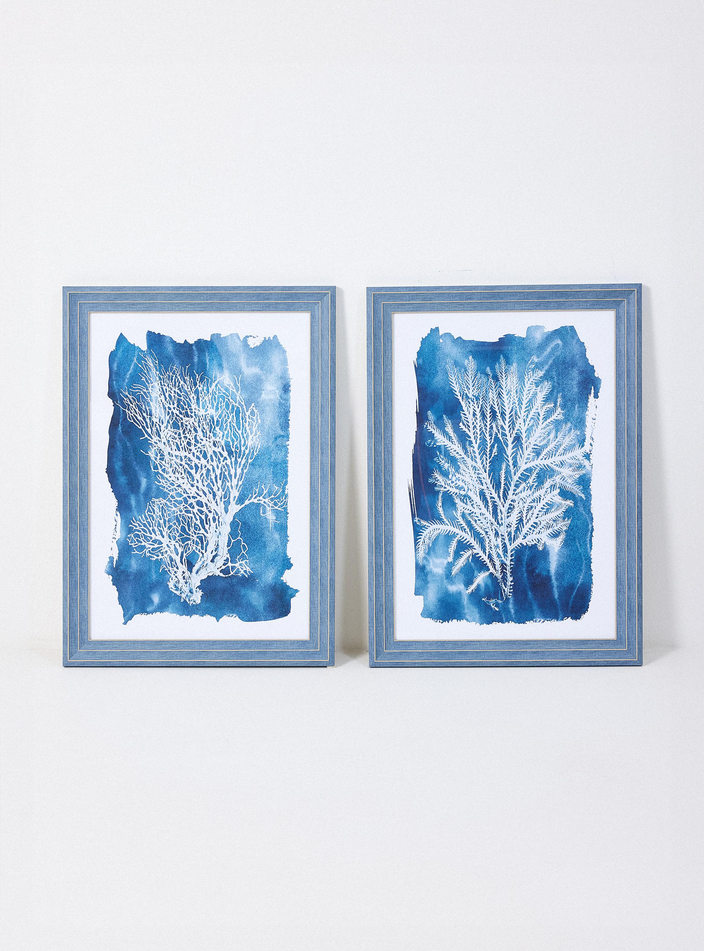 Set de 2 Cuadros Coral 50x70 cm-0