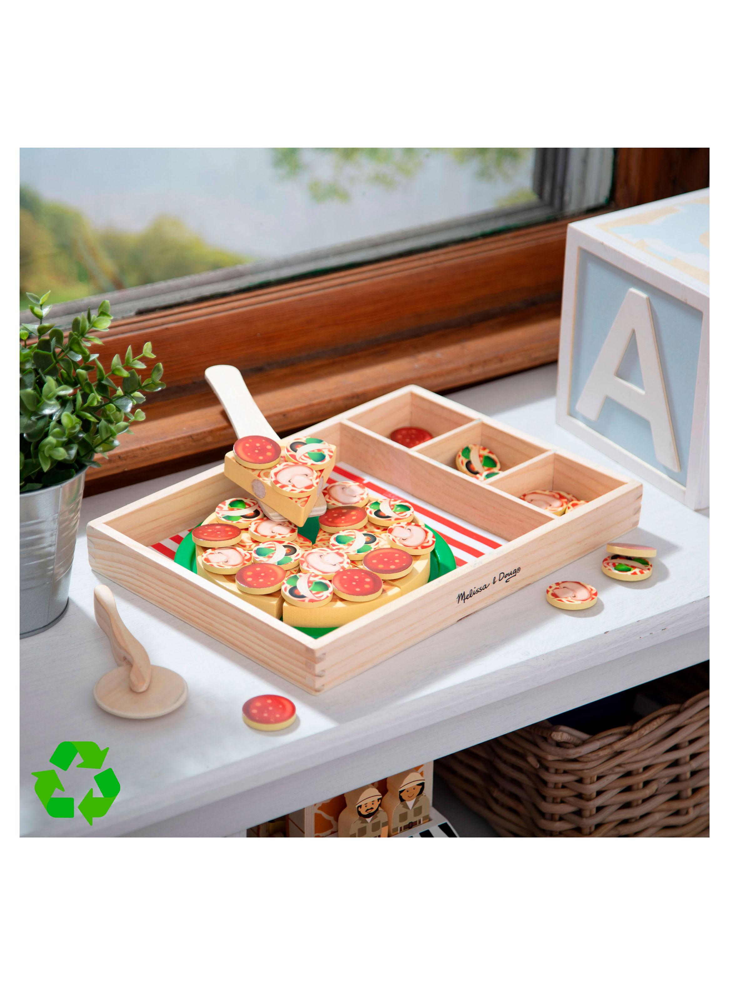 Juego de Pizza de Madera -3