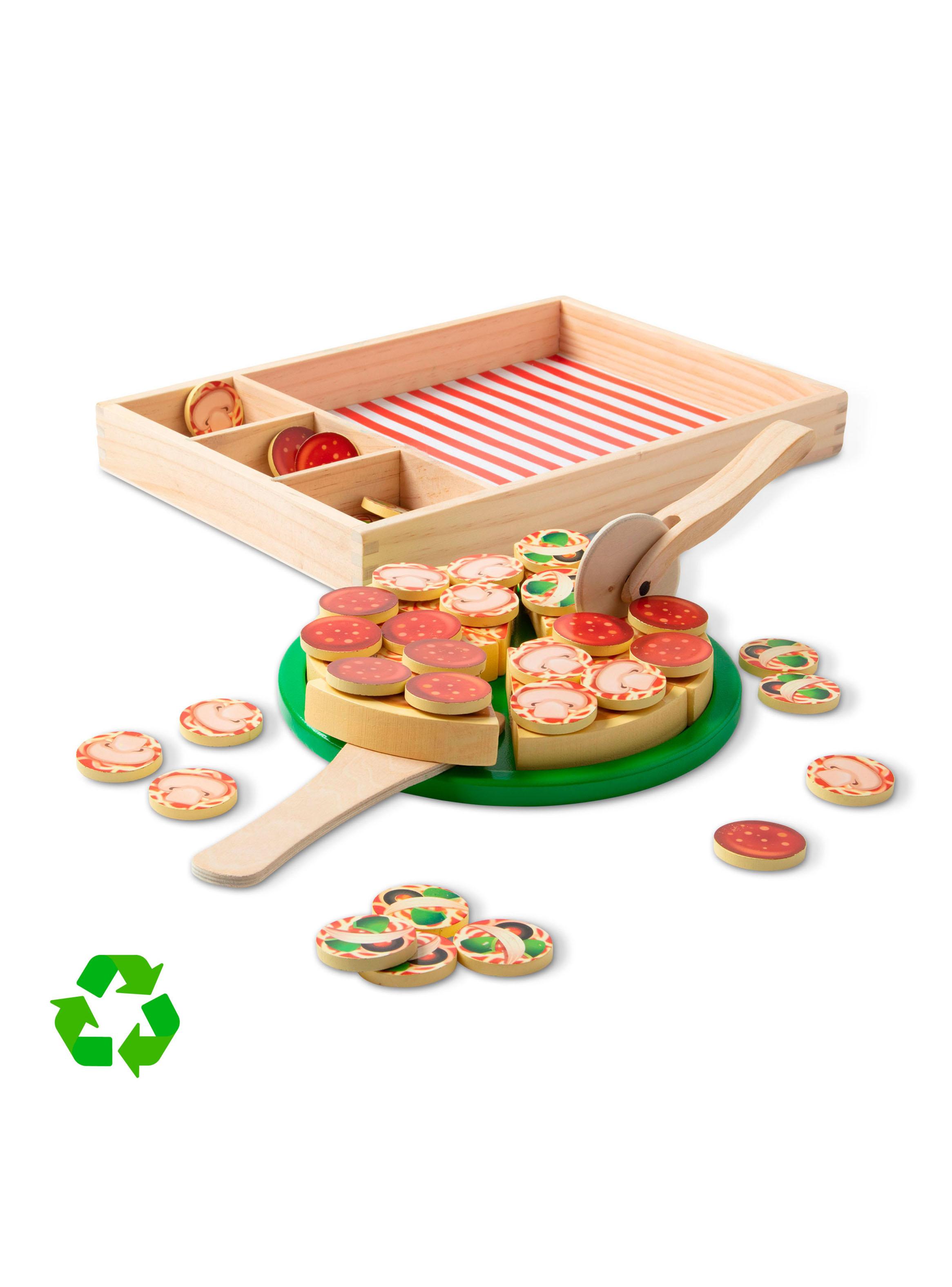 Juego de Pizza de Madera -2