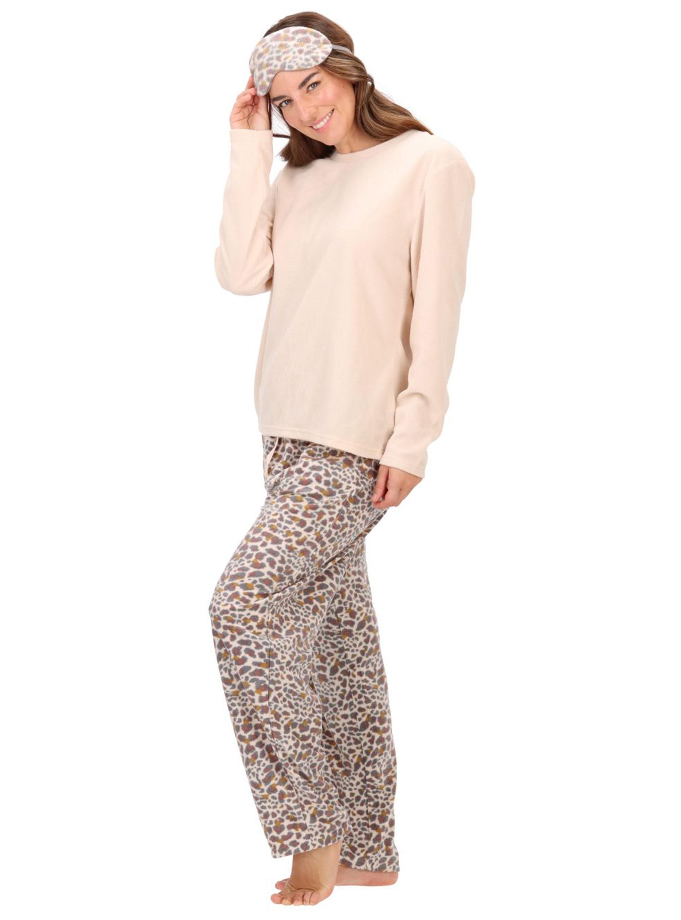 Pijama Largo Polar 2 Piezas Poliéster Print-2