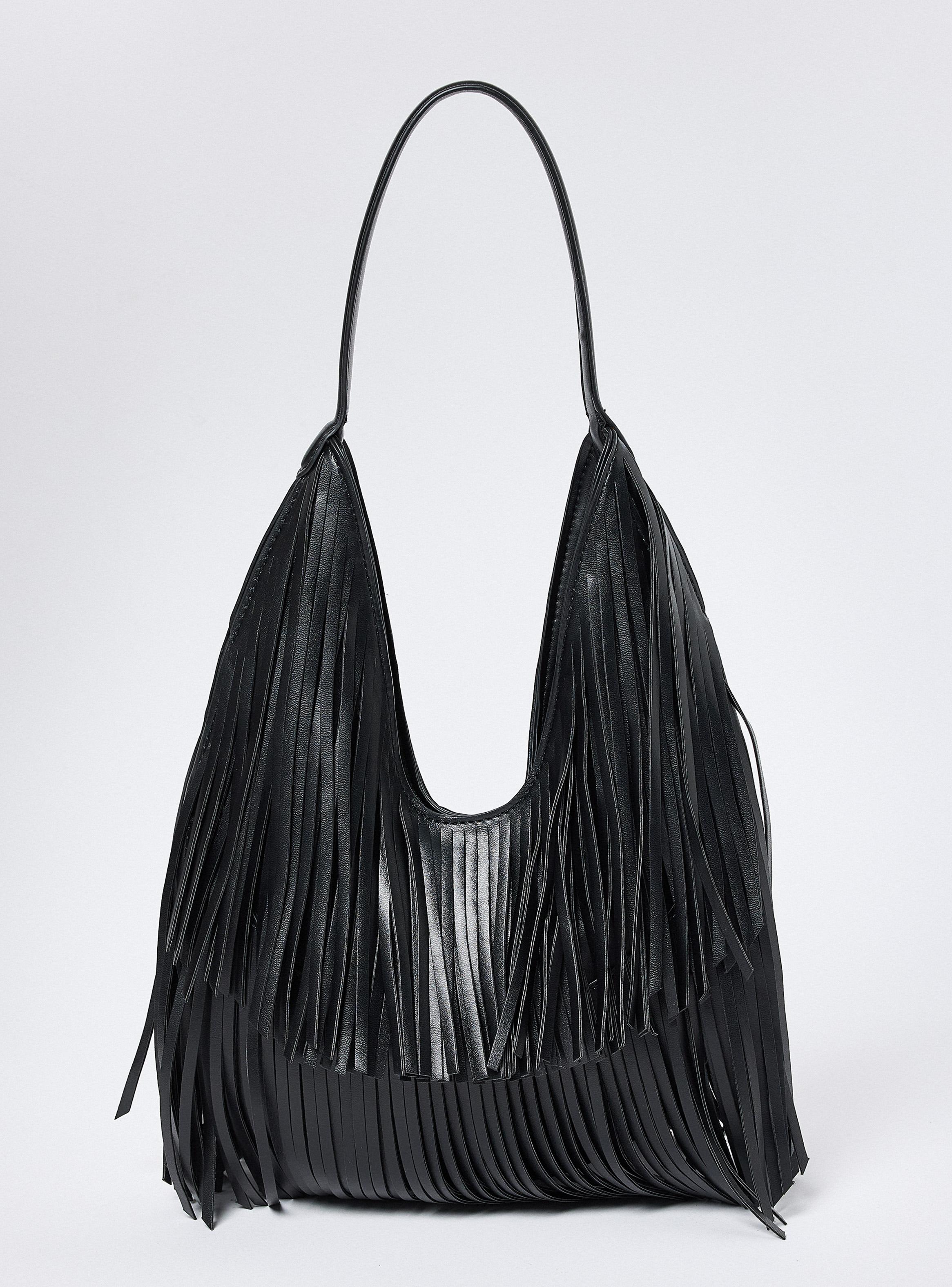 Cartera de Hombro con Flecos-4