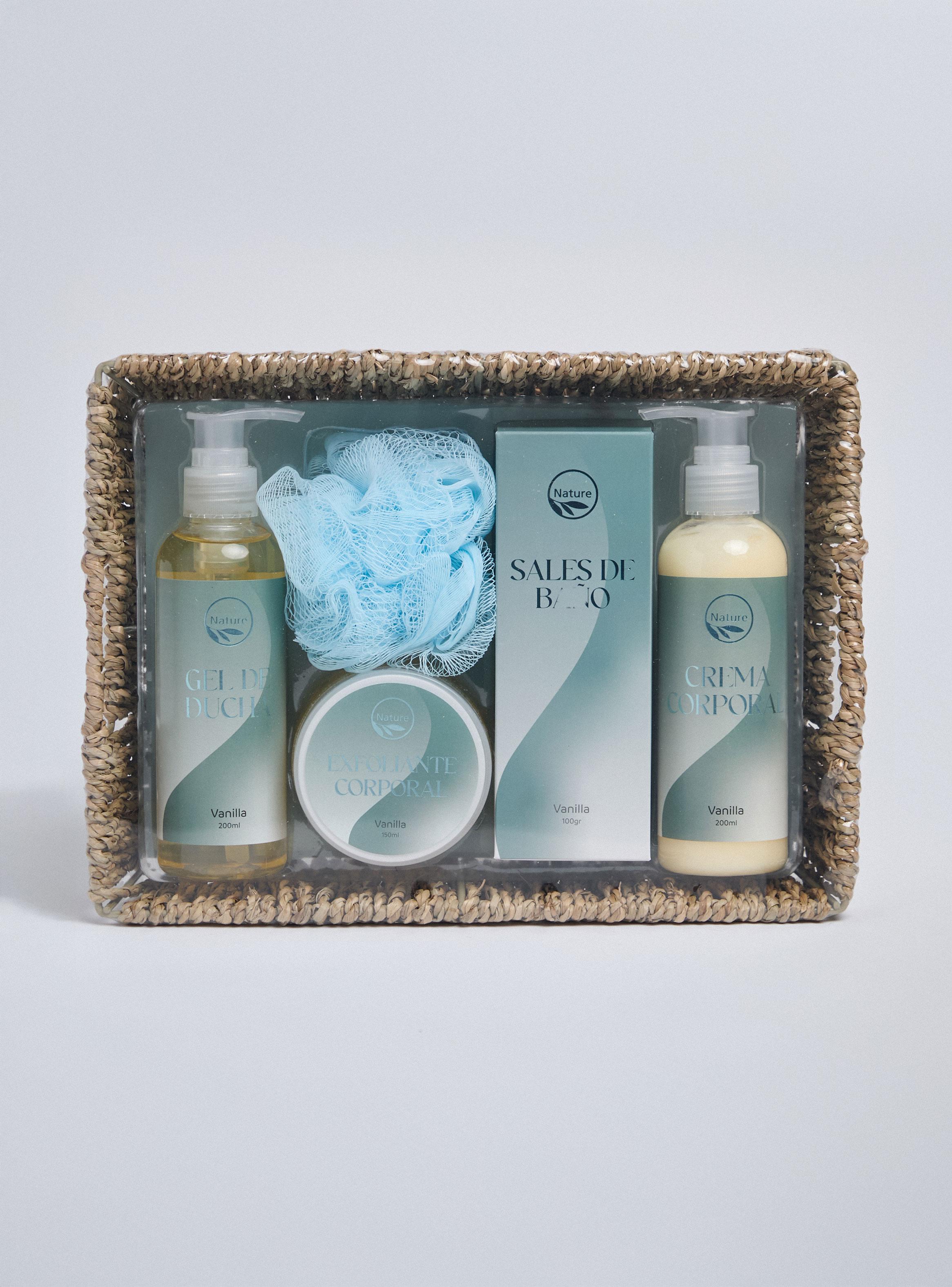 Canasto Baño y Ducha Vainilla-2