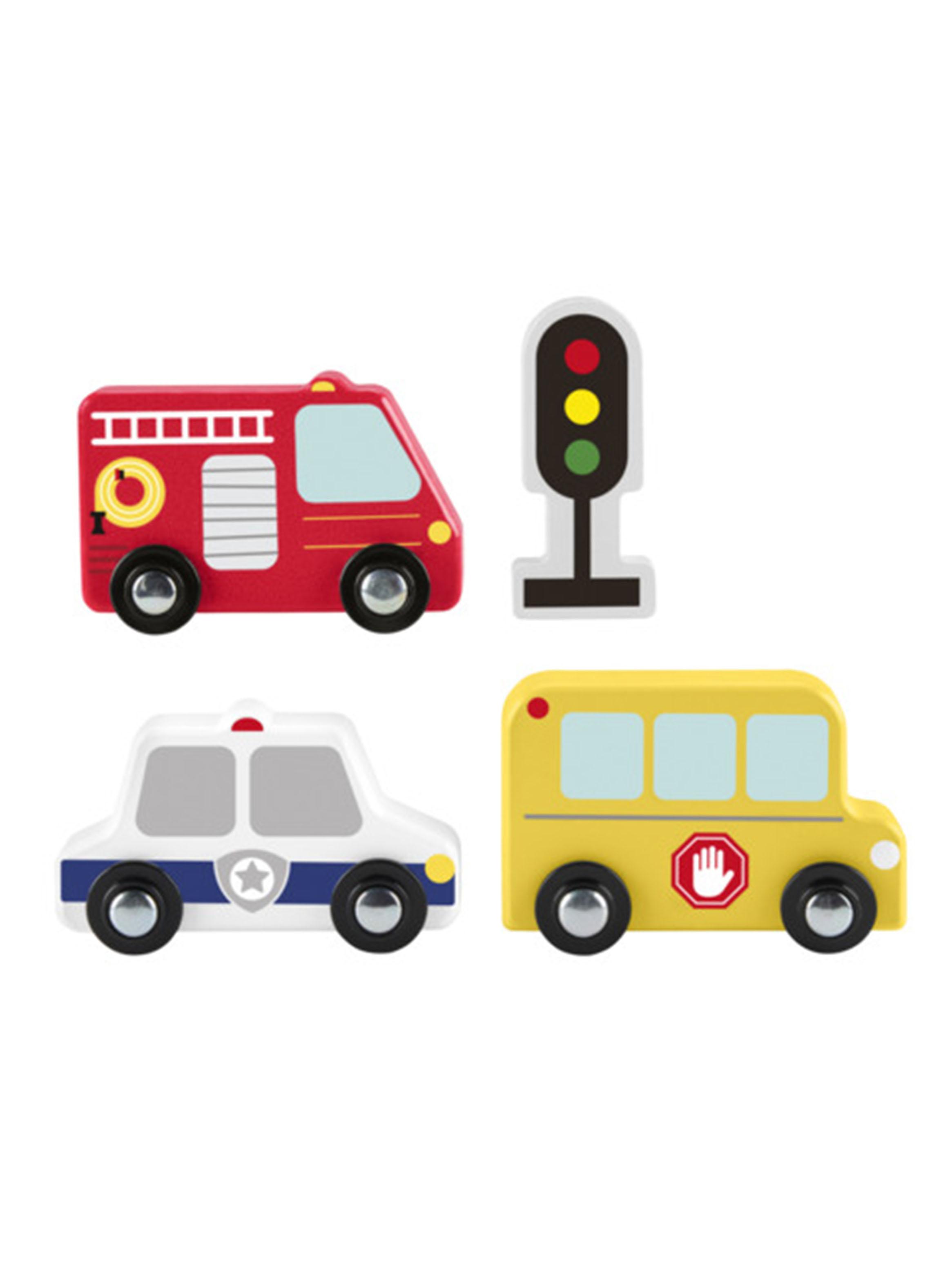 Juguete de Aprendizaje Carritos de Madera-1