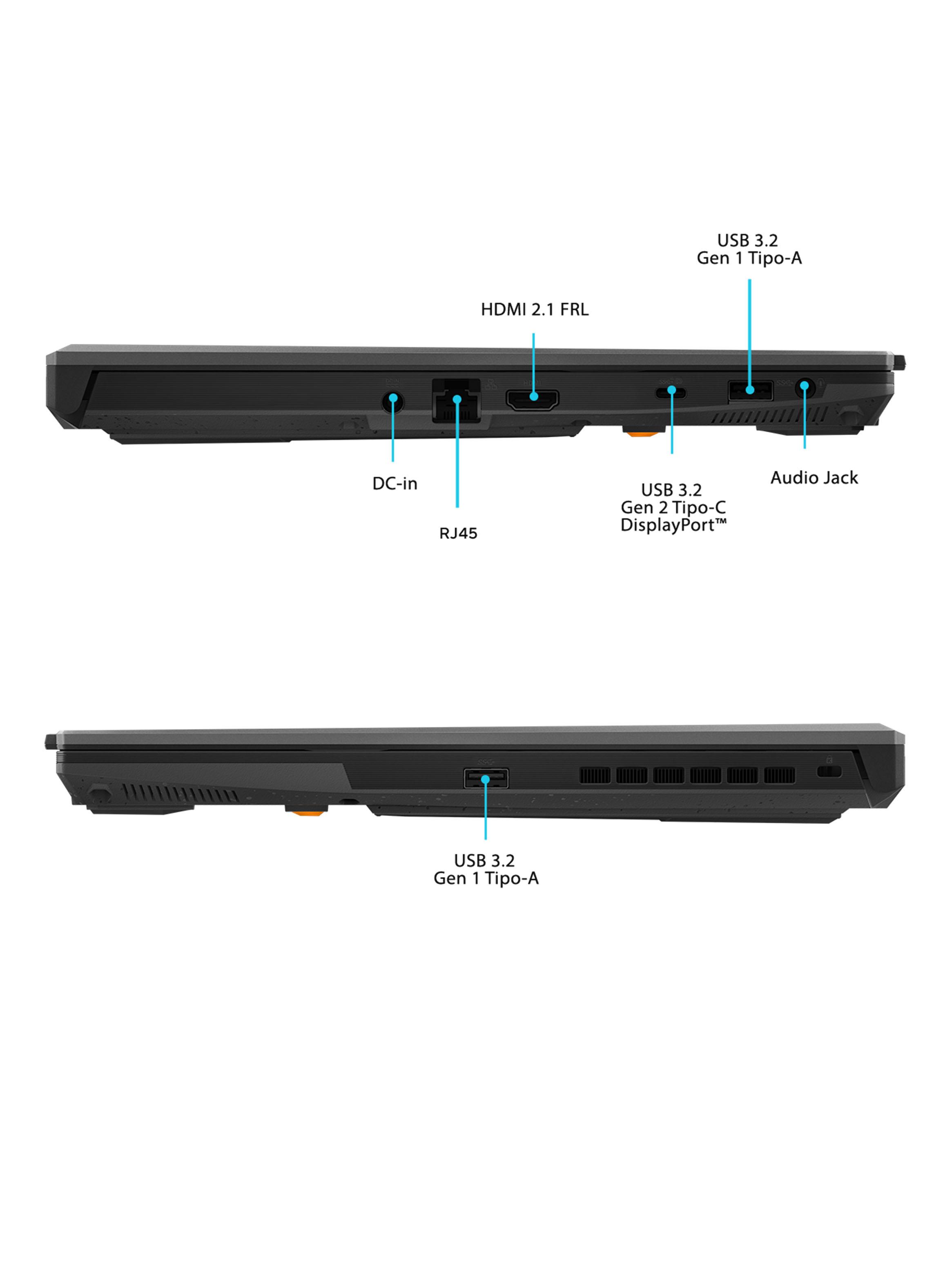 Notebook Gamer TUF F16 FX607 Intel Core 5 NVIDIA GeForce RTX 3050 16GB RAM 512GB SSD 16 FHD+ 144Hz-6