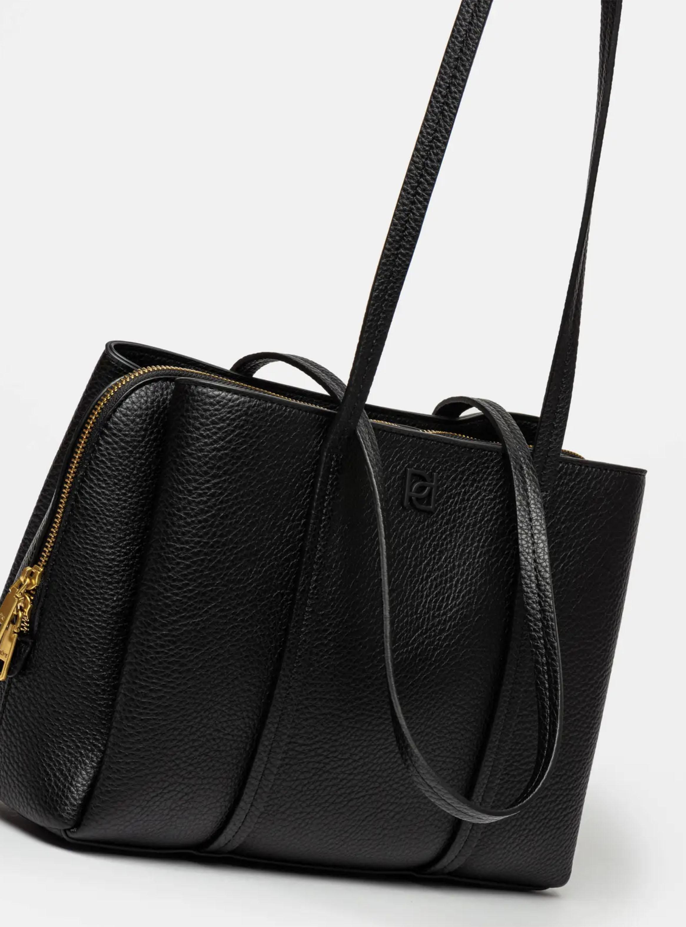 Cartera Oslo Efecto Graneado Negro-2