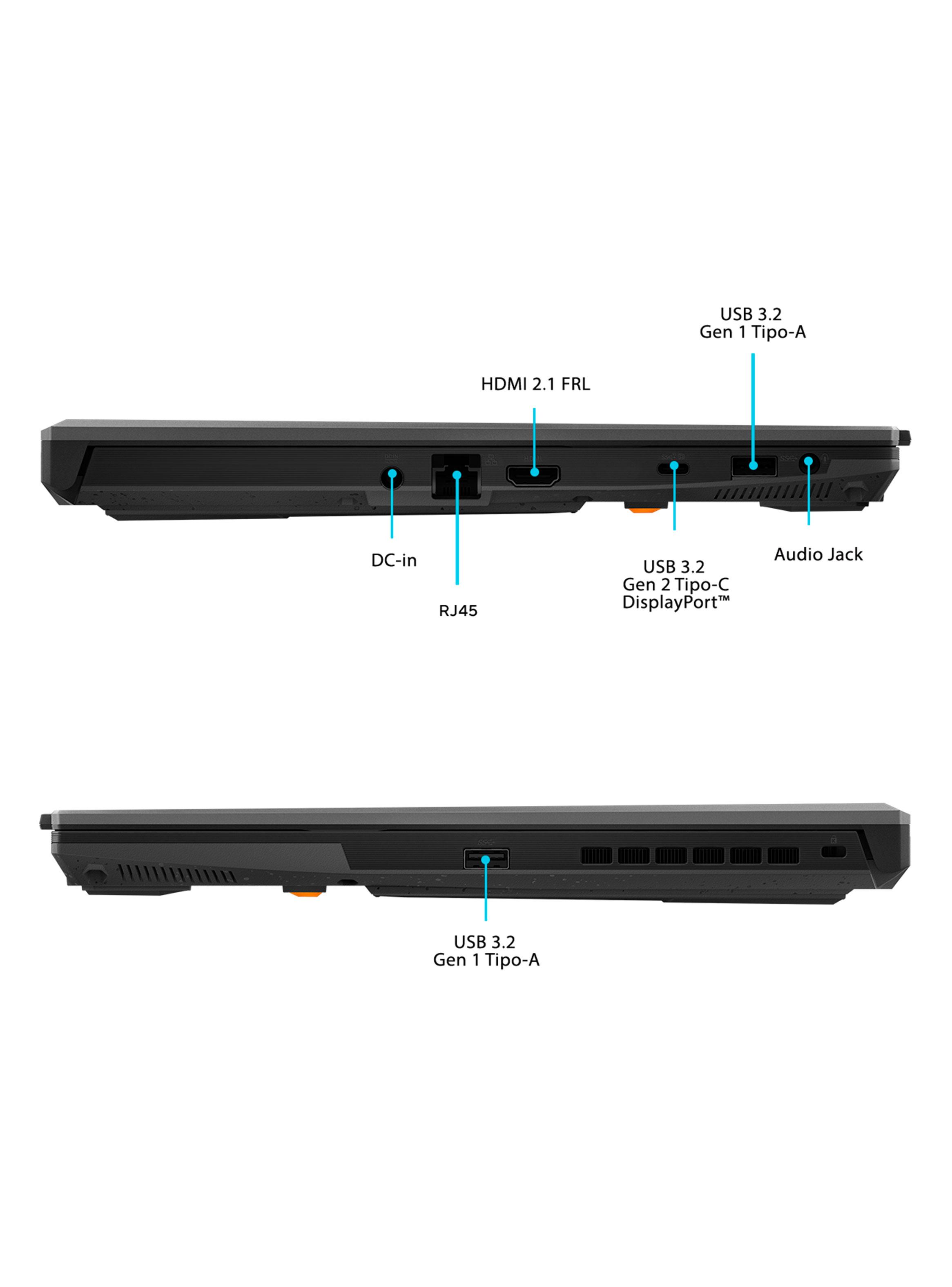 Notebook TUF Gaming F16 FX607 Intel Core 5 NVIDIA GeForce RTX 3050 8GB RAM 512GB SSD 16" FHD 144Hz-5
