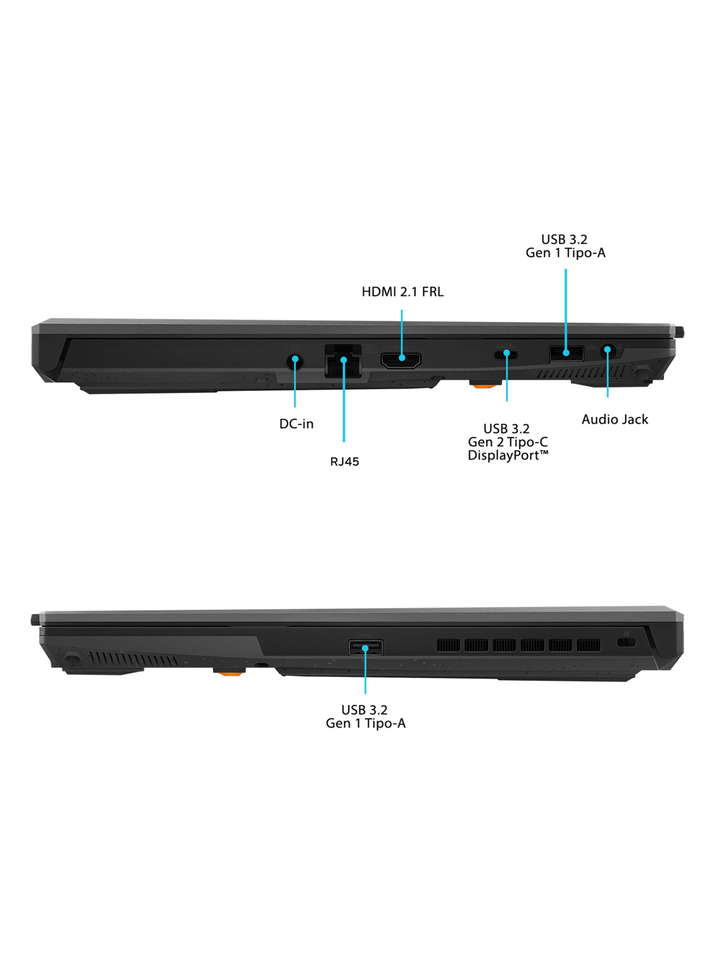 Notebook Gamer TUF F16 FX607 Intel Core 5 NVIDIA GeForce RTX 3050 8GB RAM 512GB SSD 16'' FHD 144Hz-7