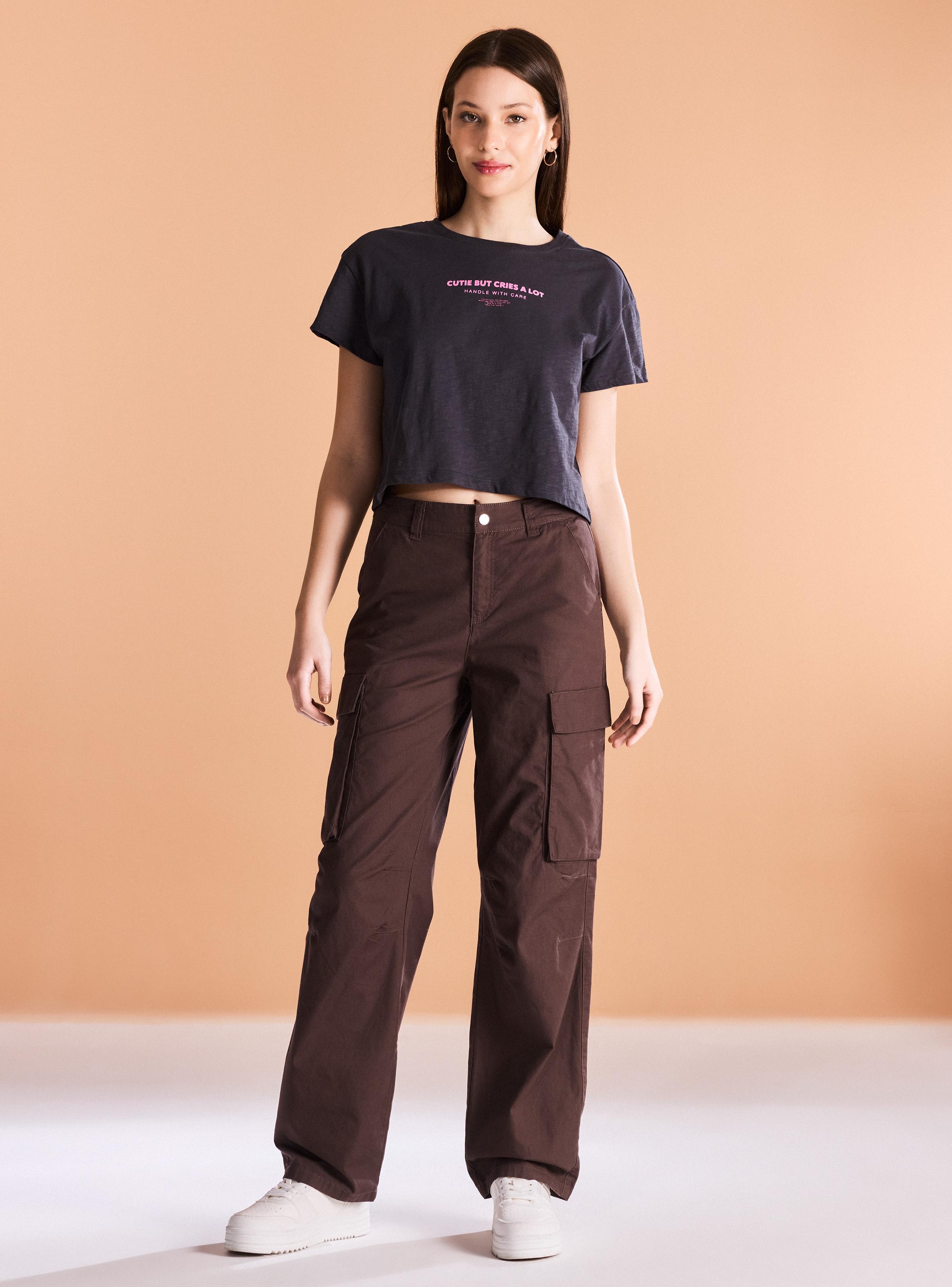 Pantalón Cargo con Pretina Elasticada-4