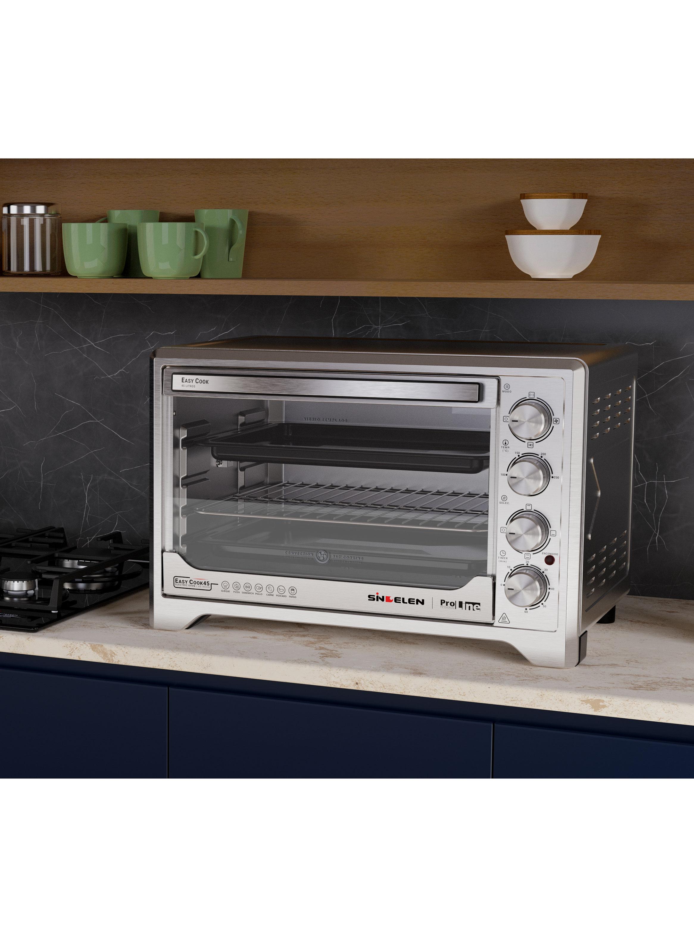 Horno Eléctrico Easy Cook 45 Lts 1950W HE-450IN-4