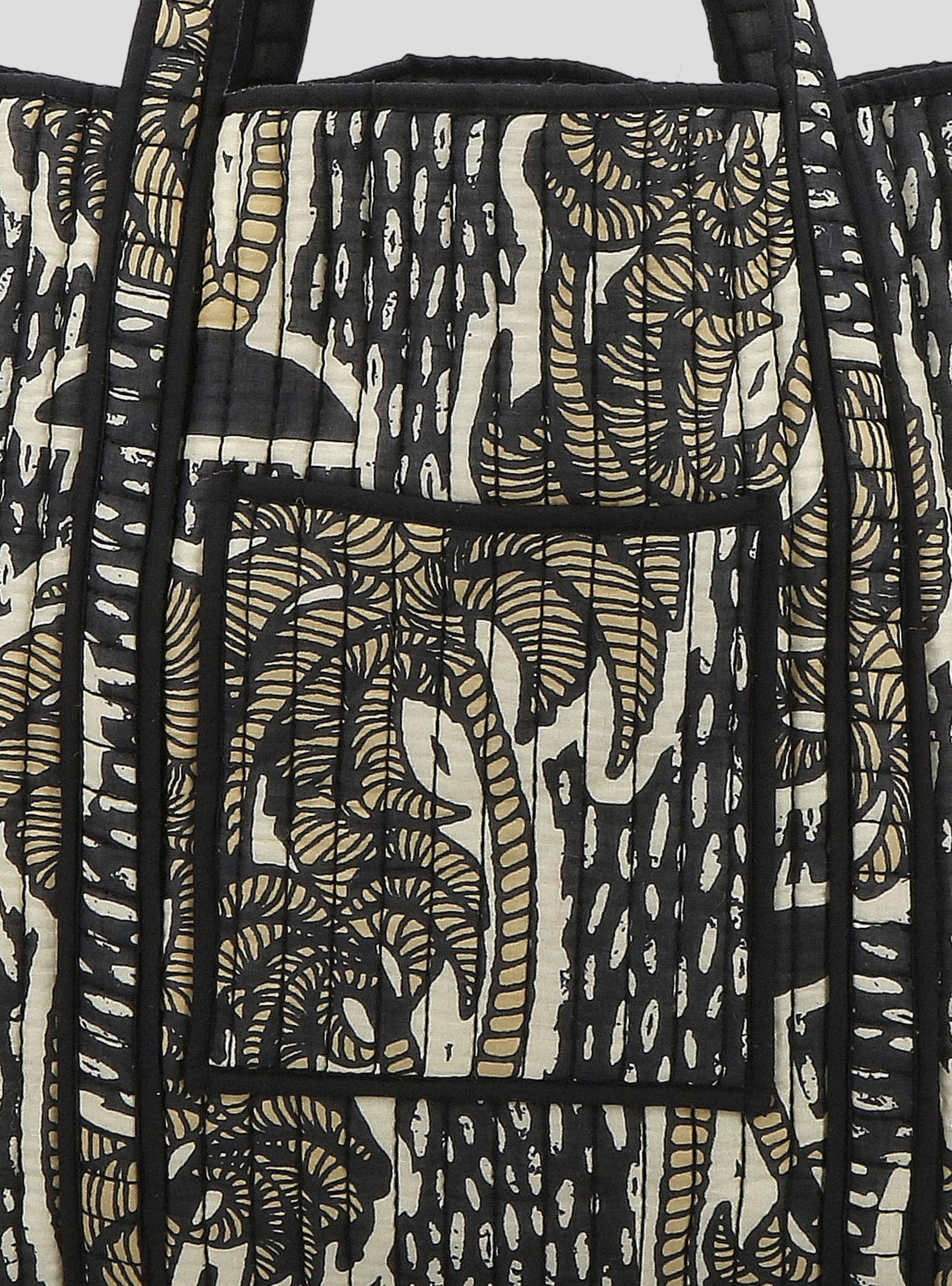 Bolso de Playa Quilted + Pareo Full Estampado-5