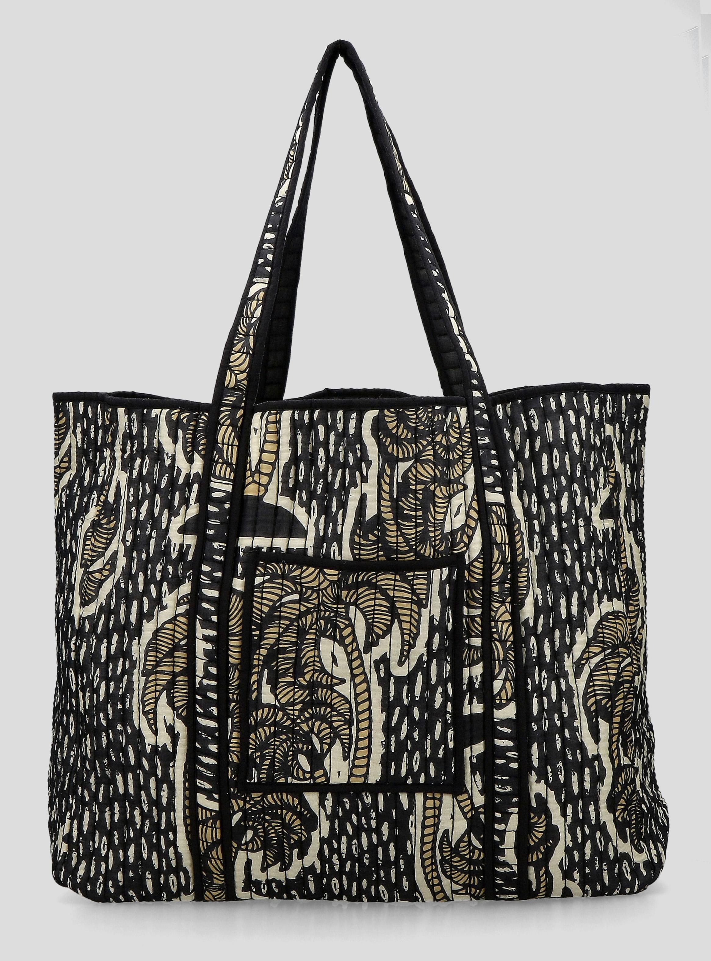 Bolso de Playa Quilted + Pareo Full Estampado-2