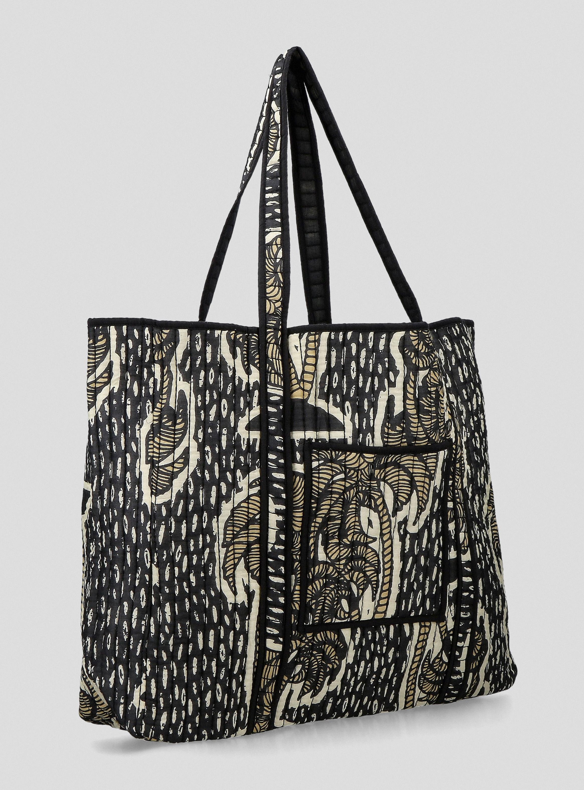 Bolso de Playa Quilted + Pareo Full Estampado-3