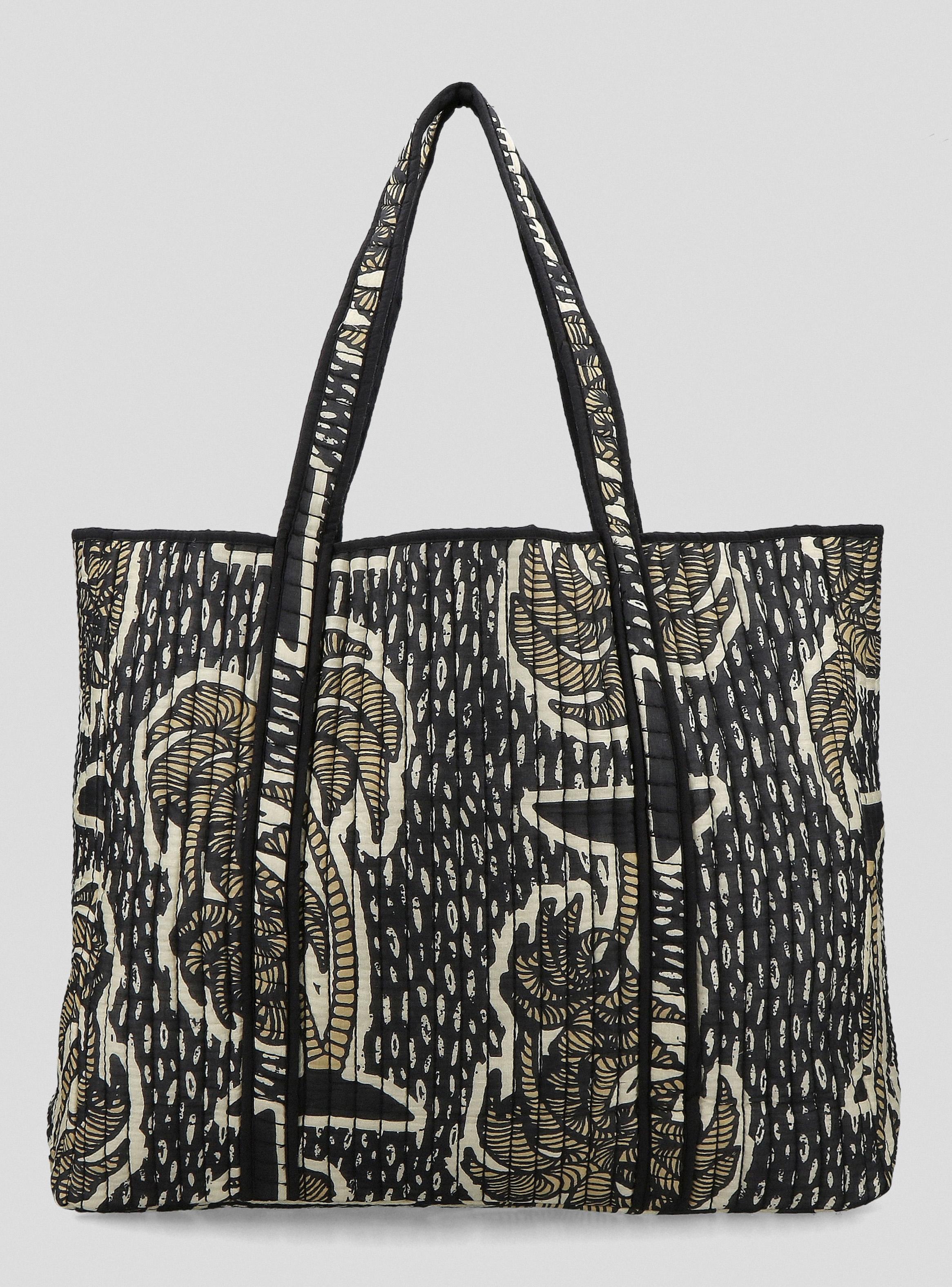 Bolso de Playa Quilted + Pareo Full Estampado-4