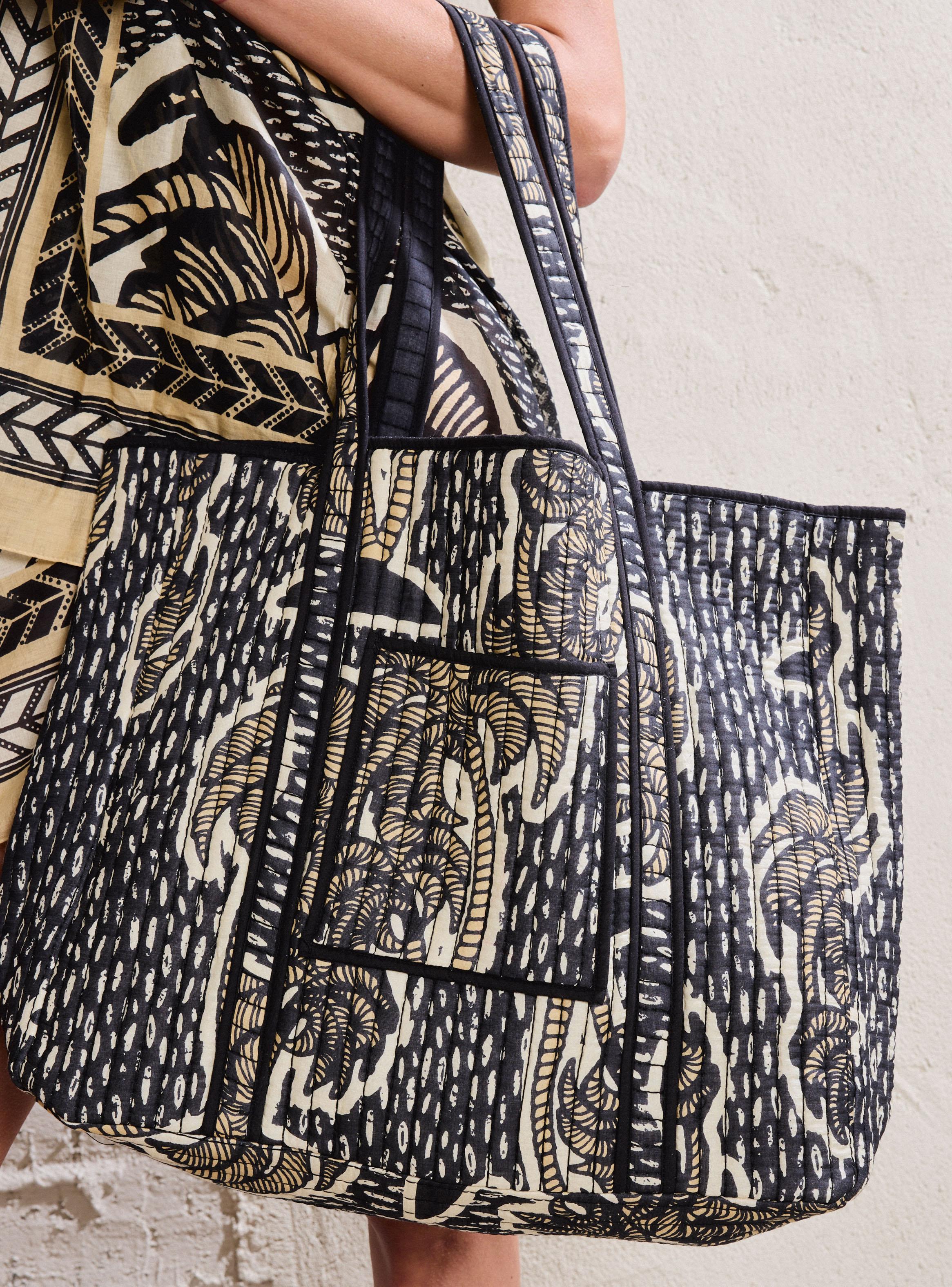 Bolso de Playa Quilted + Pareo Full Estampado-6