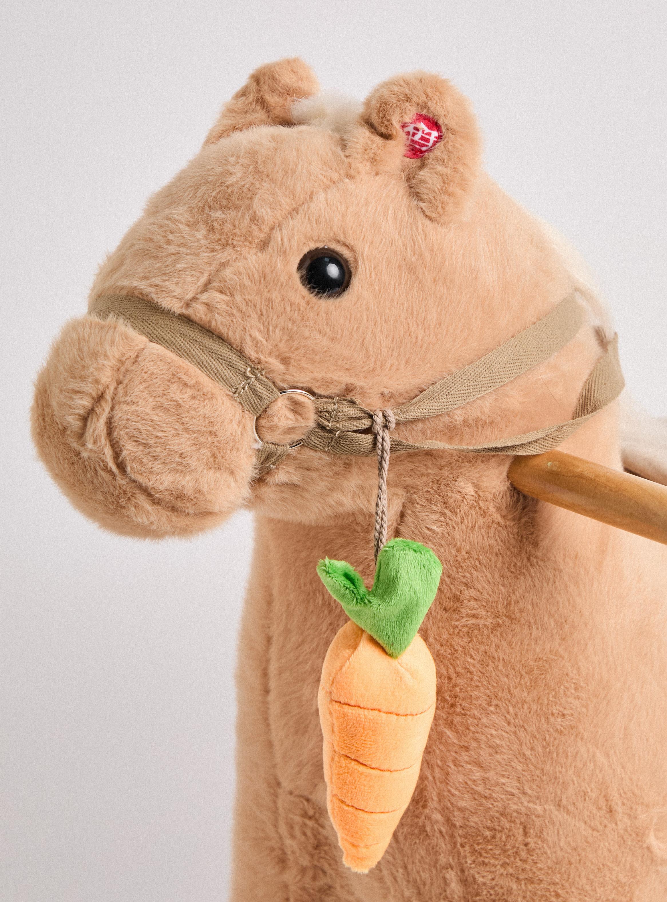 Caballo Balancín Café con Sonido-2