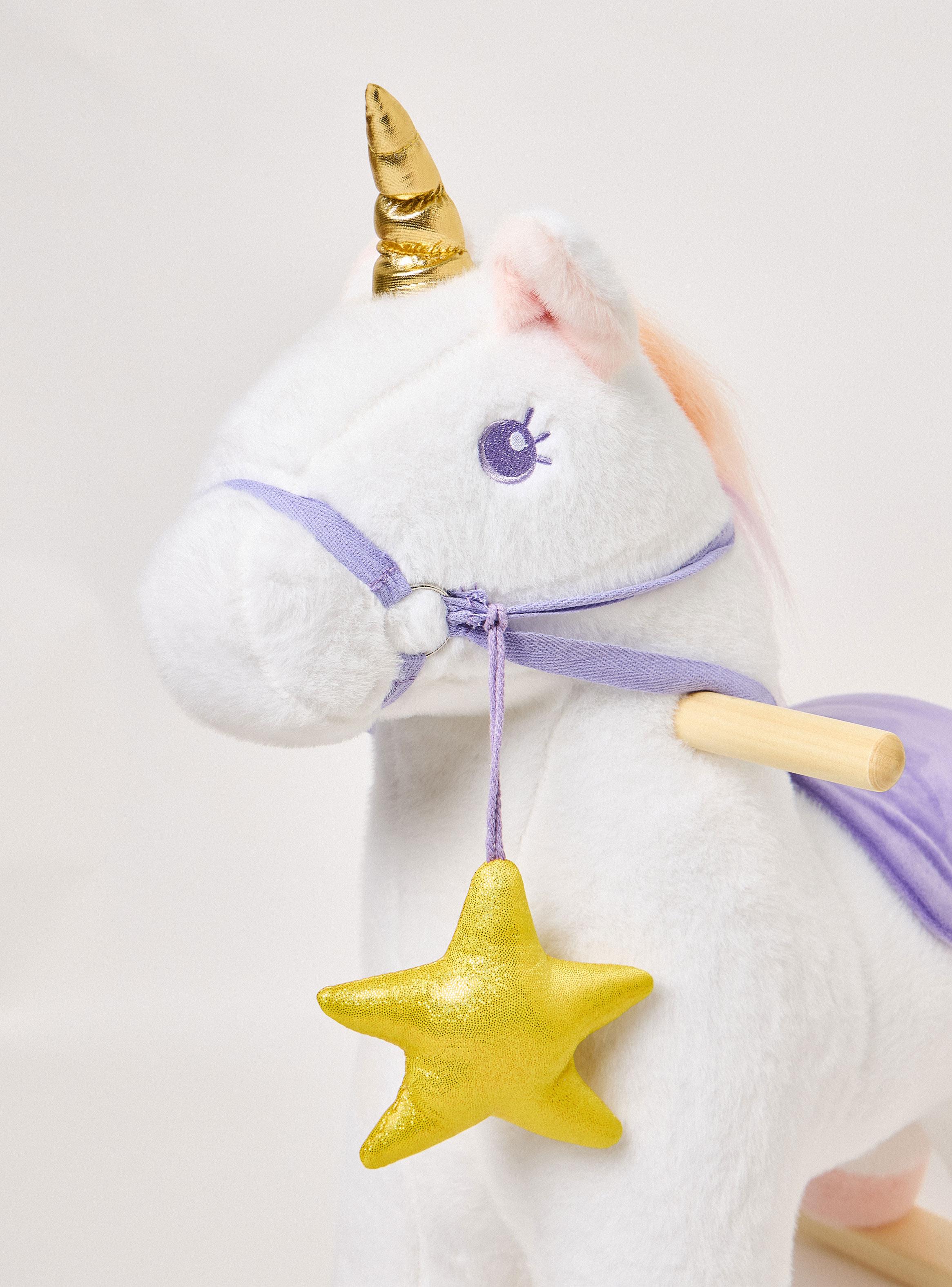 Unicornio Balancín Estrella con Sonido-2
