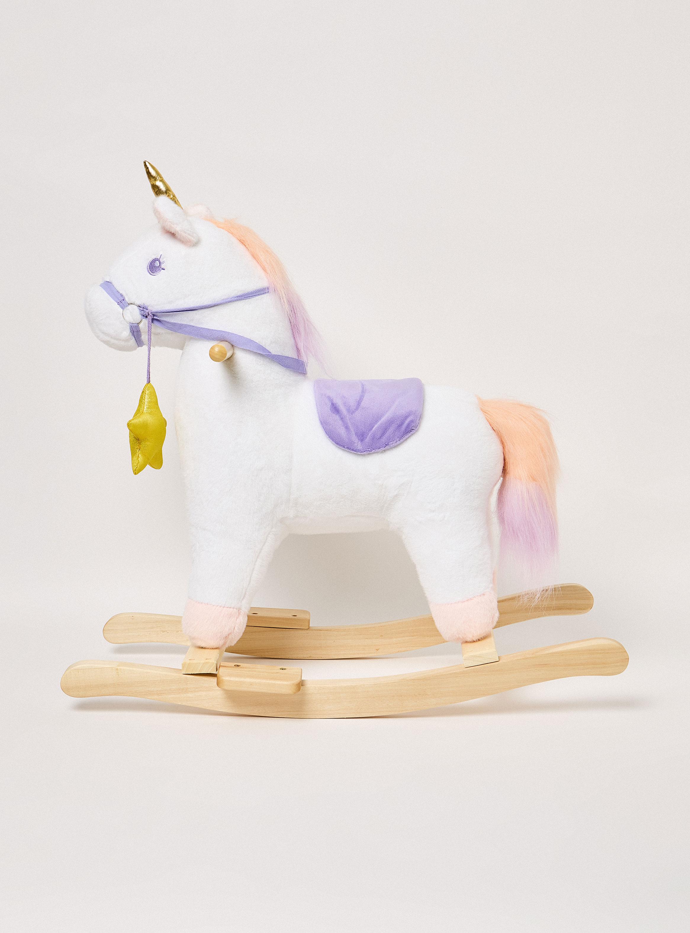 Unicornio Balancín Estrella con Sonido-0