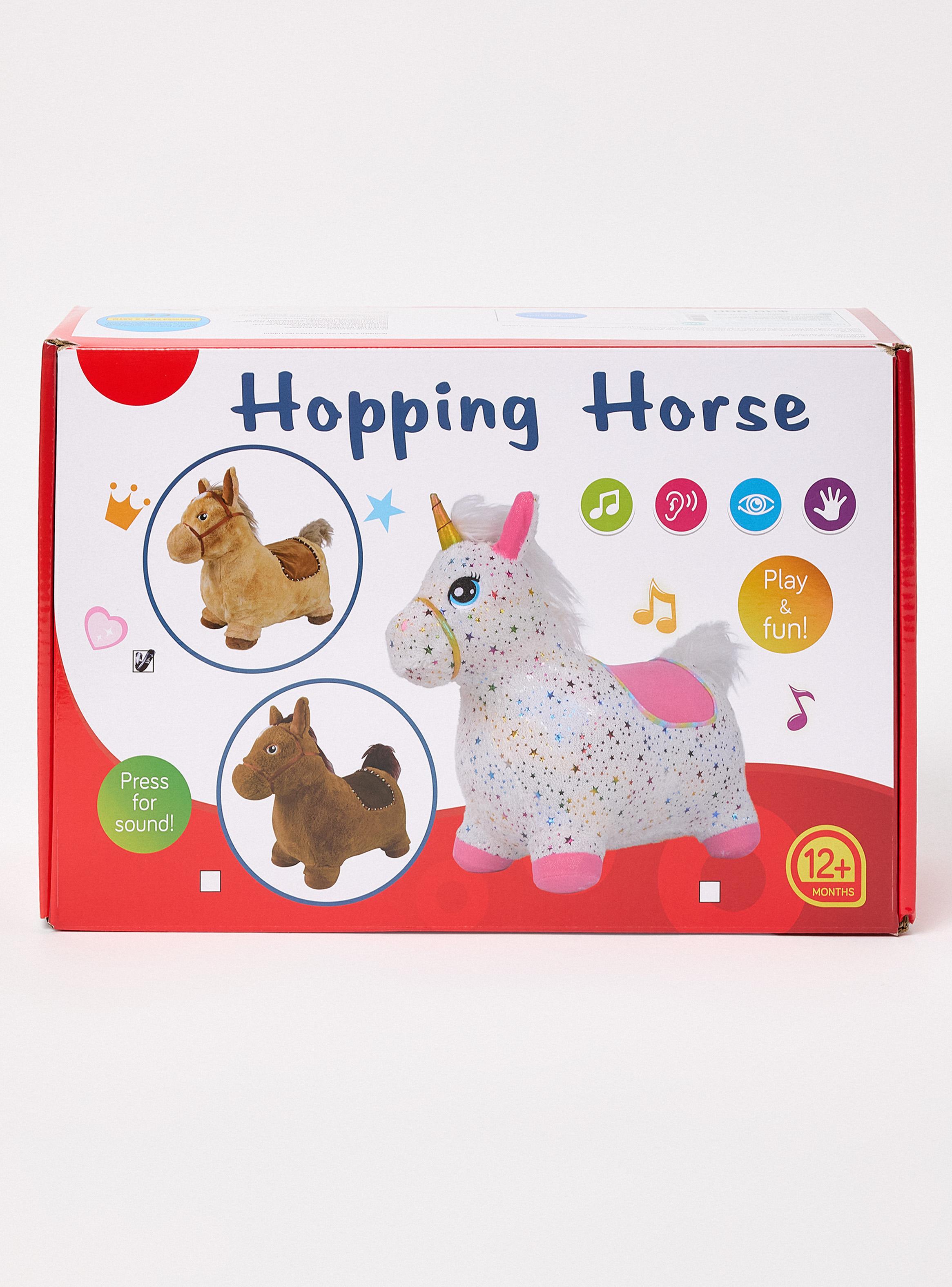 Unicornio Saltarín Blanco con Sonido-2