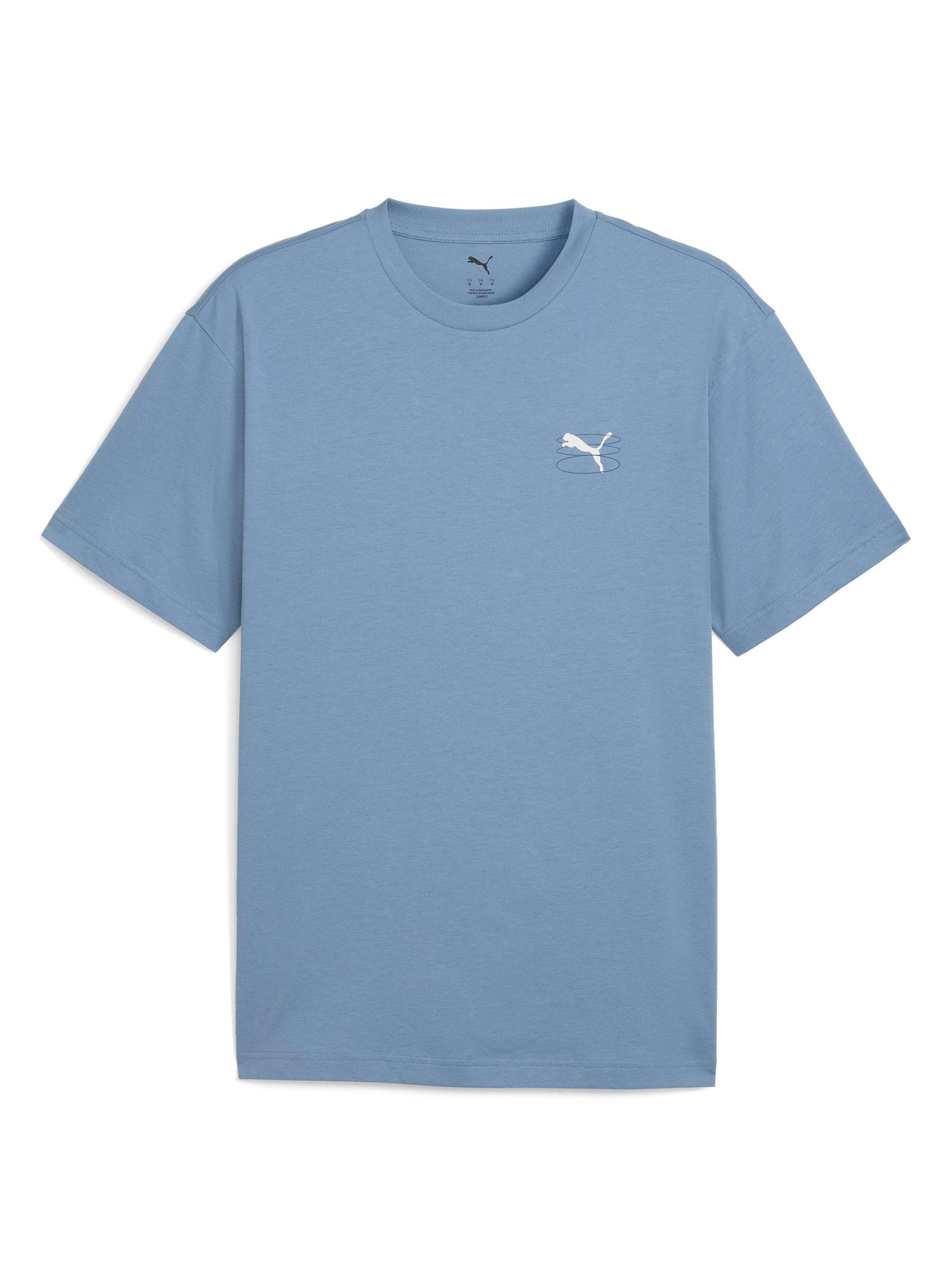 Polera Logo Graphic Grid Tee-3