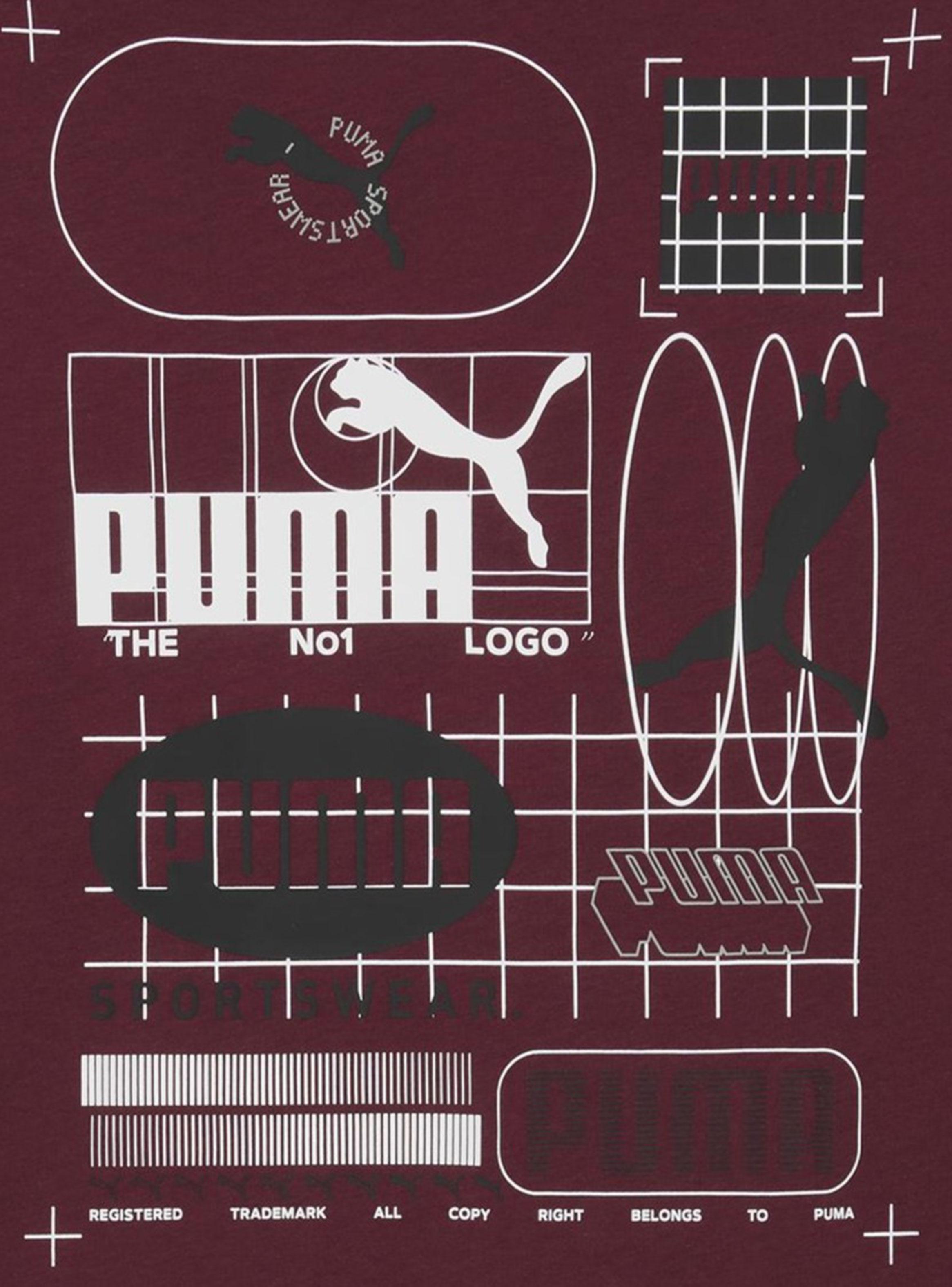 Polera Logo Grid Tee Graphic-3