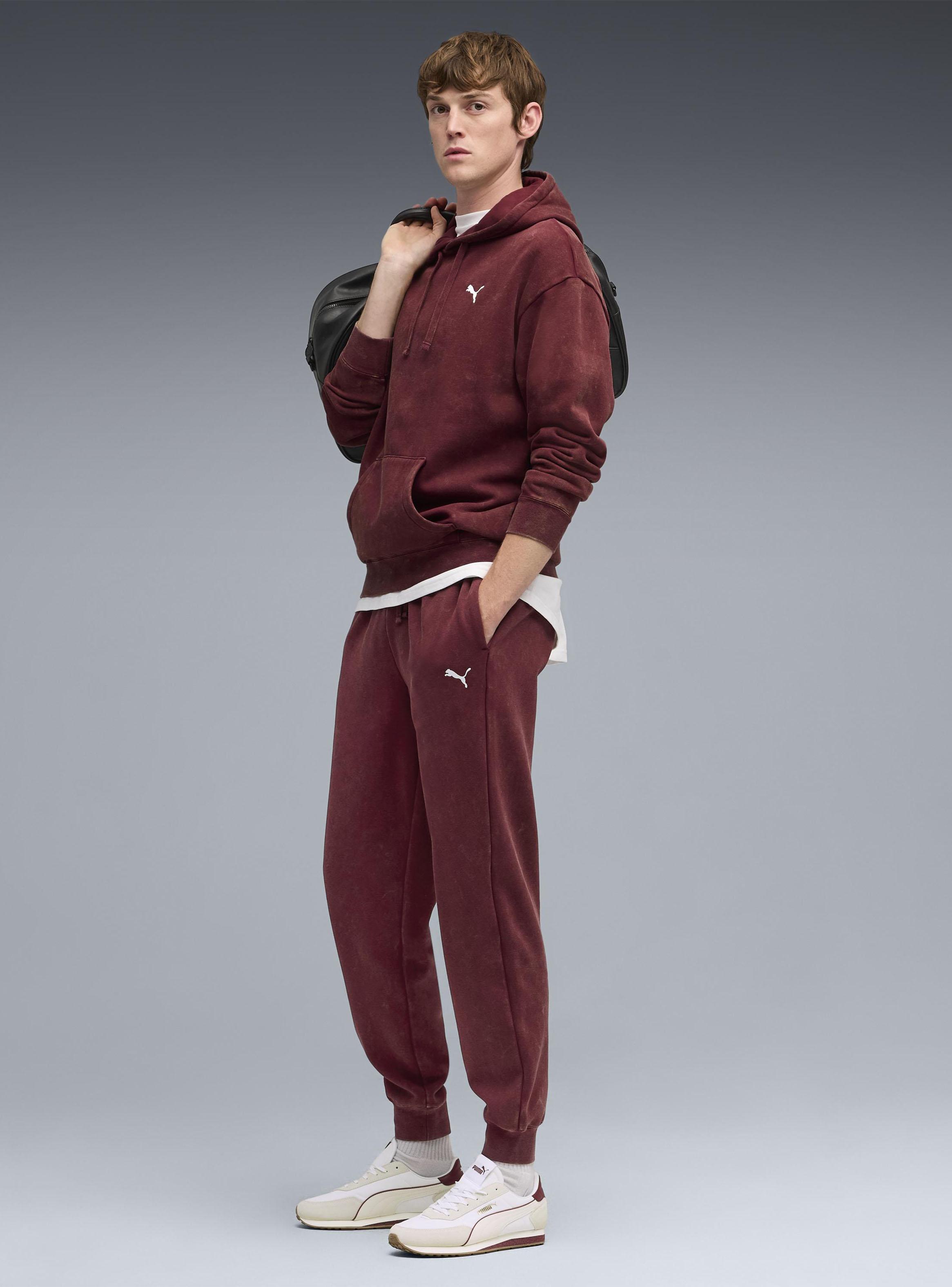 Polerón Wash Hoodie Ess Elevated Relaxed Fl-4