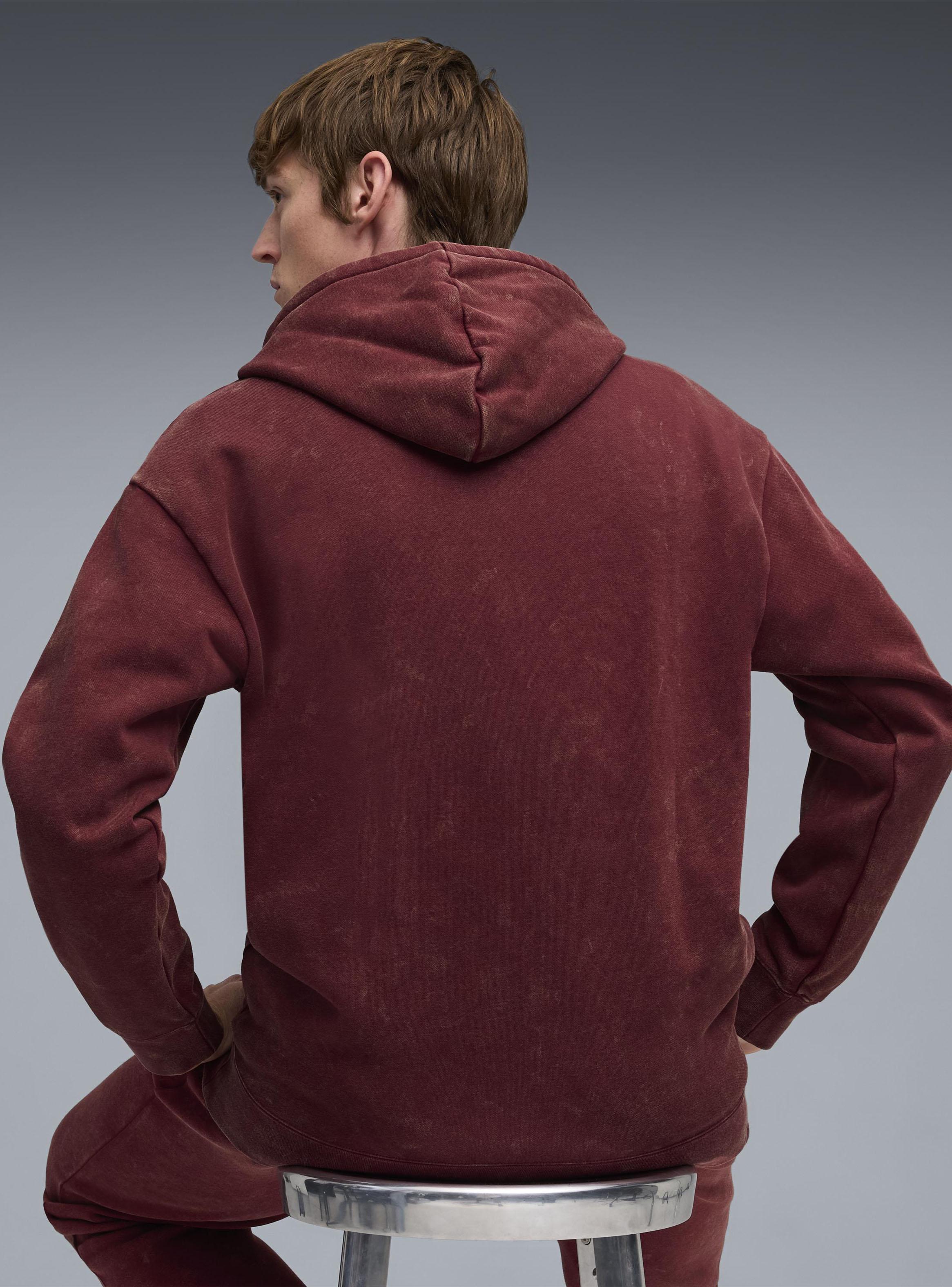 Polerón Wash Hoodie Ess Elevated Relaxed Fl-1