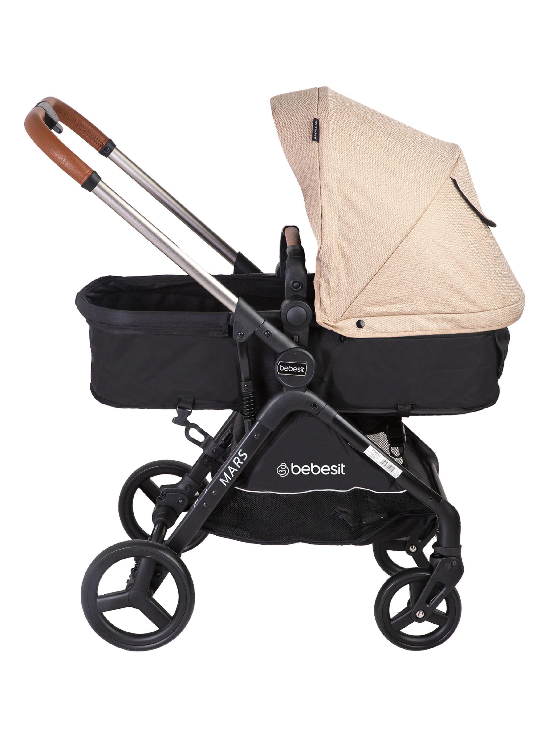 Coche Travel System Mars LX Beige Bebesit-2