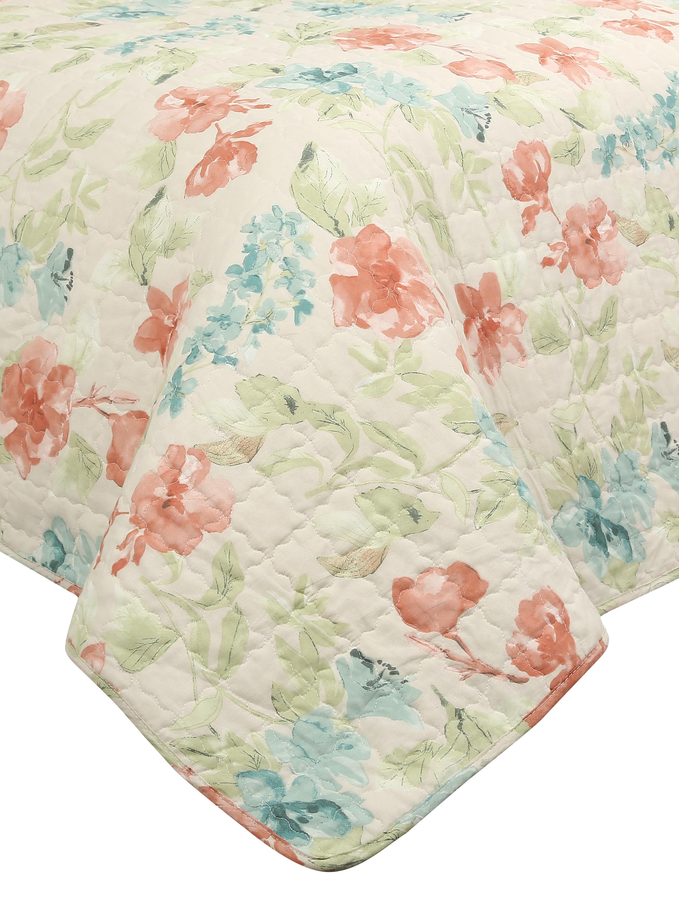 Quilt Floreado 2 Plazas-2