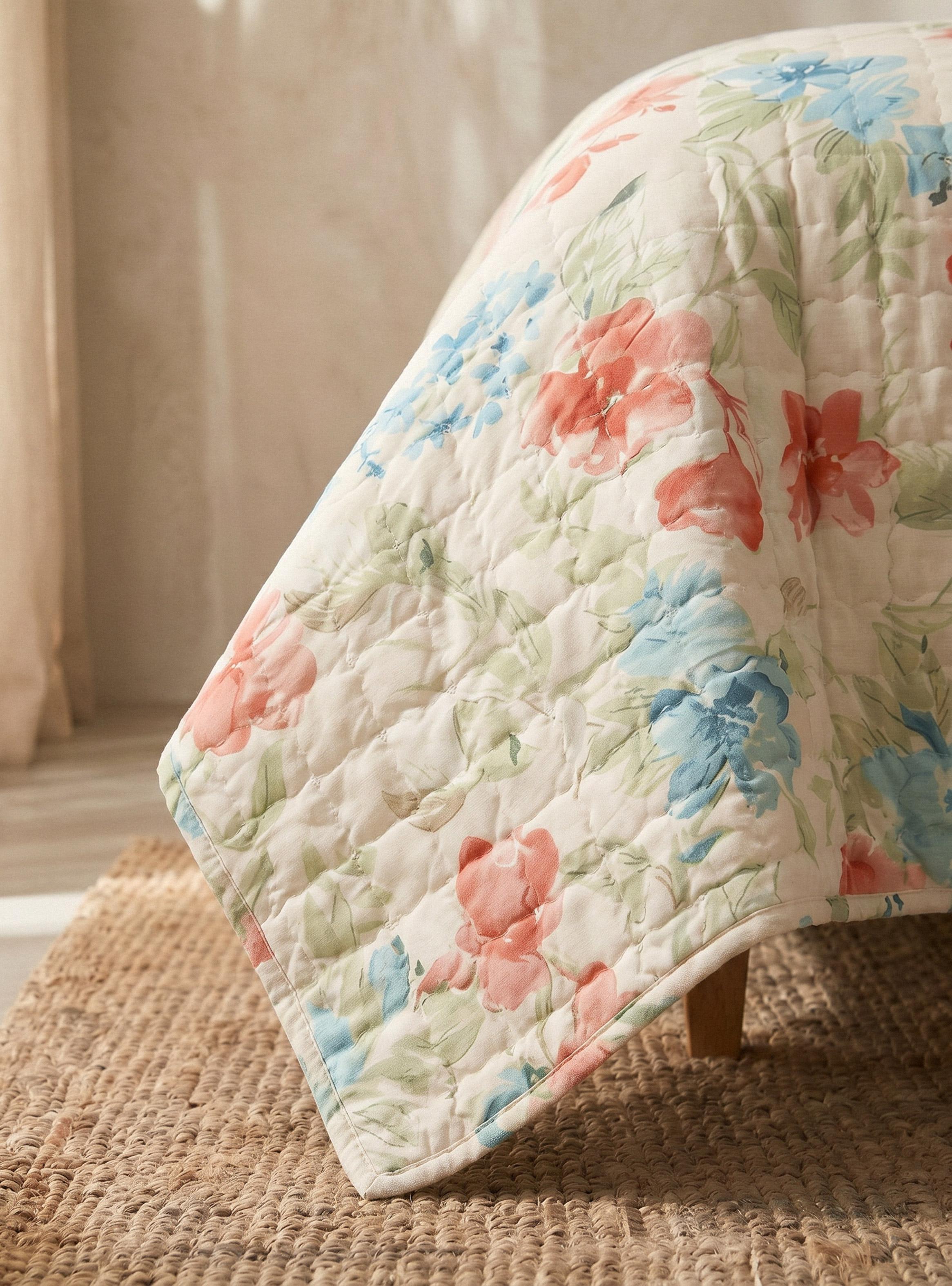 Quilt Floreado 2 Plazas-3