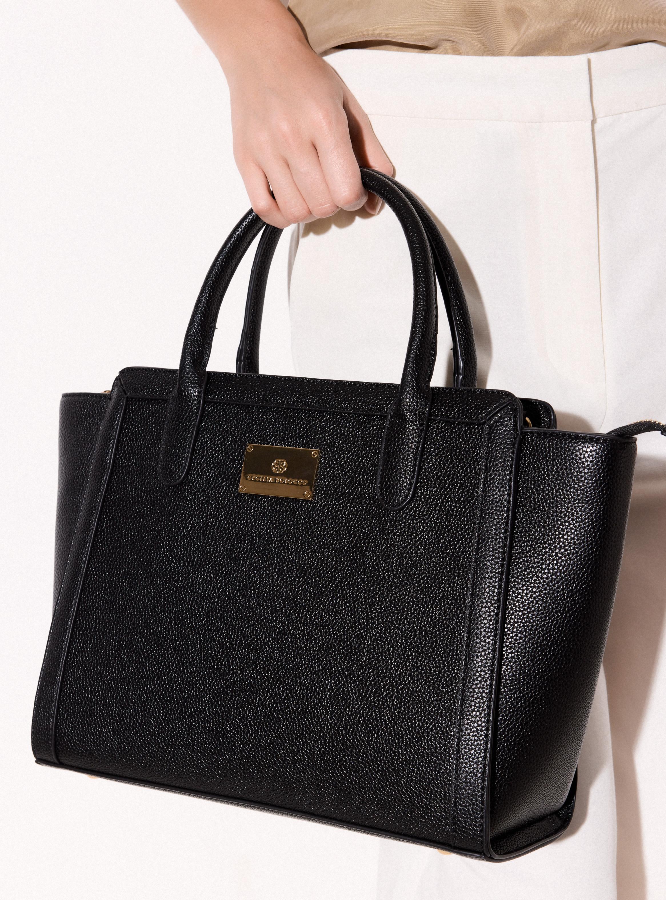 Cartera de Hombro Textura Grano-6