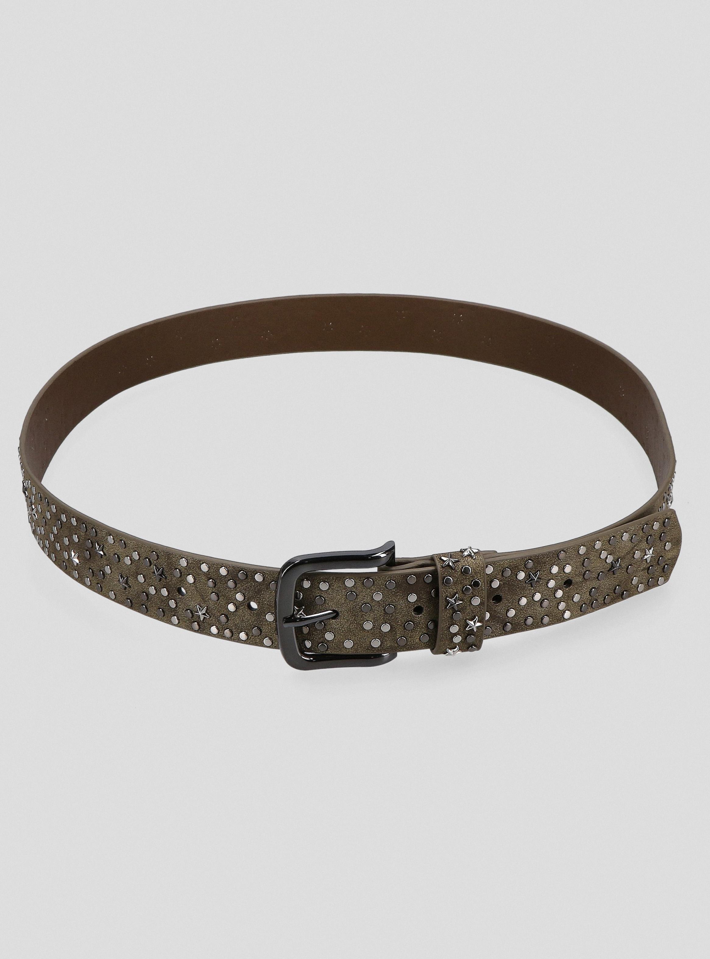 Cinturón Desgastado con Tachas y Estrellas-1