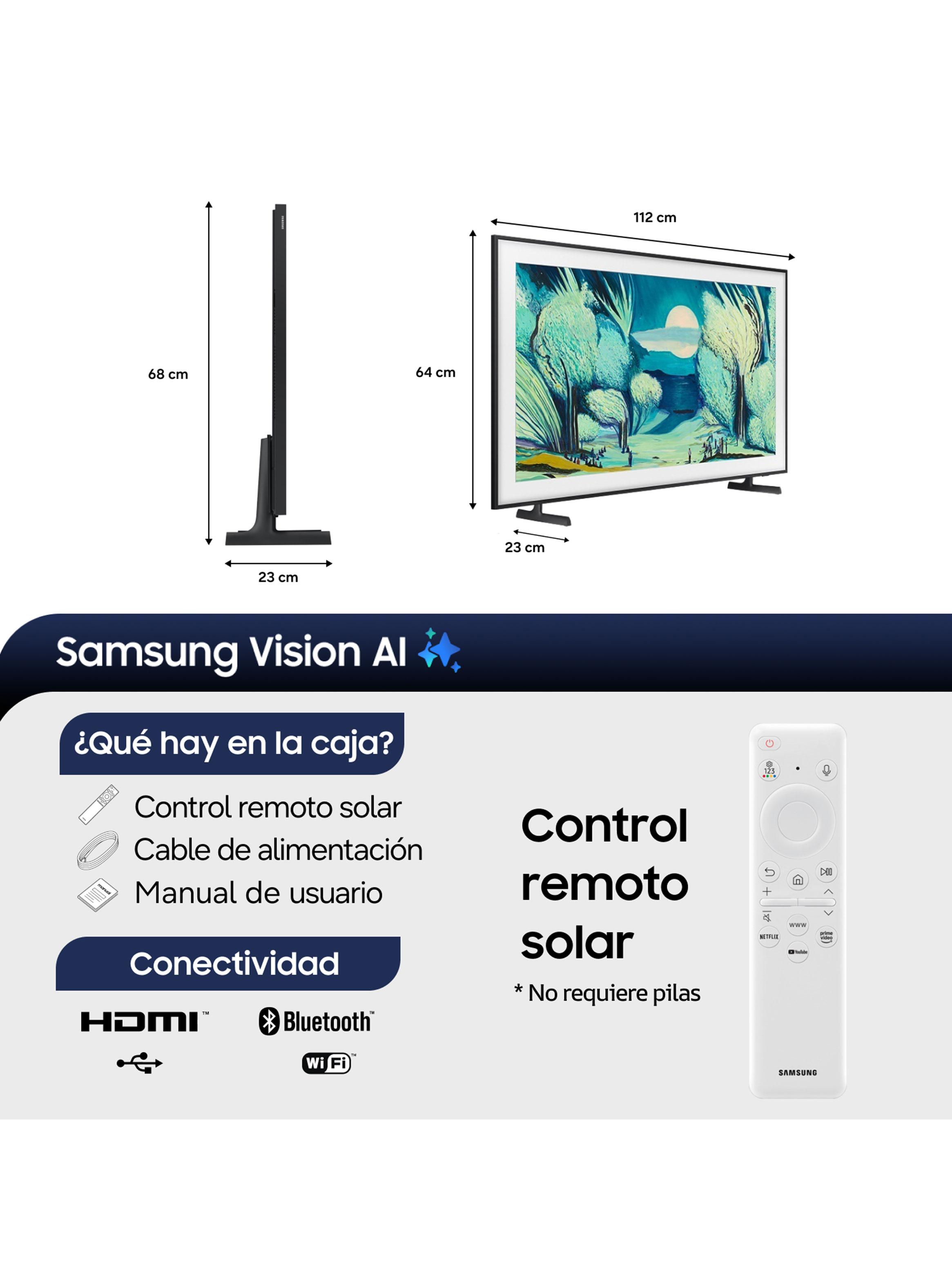 QLED Smart TV 50' The Frame 4K Art Mode Vision AI F-QN50LS03VGS + Marco 2025-1