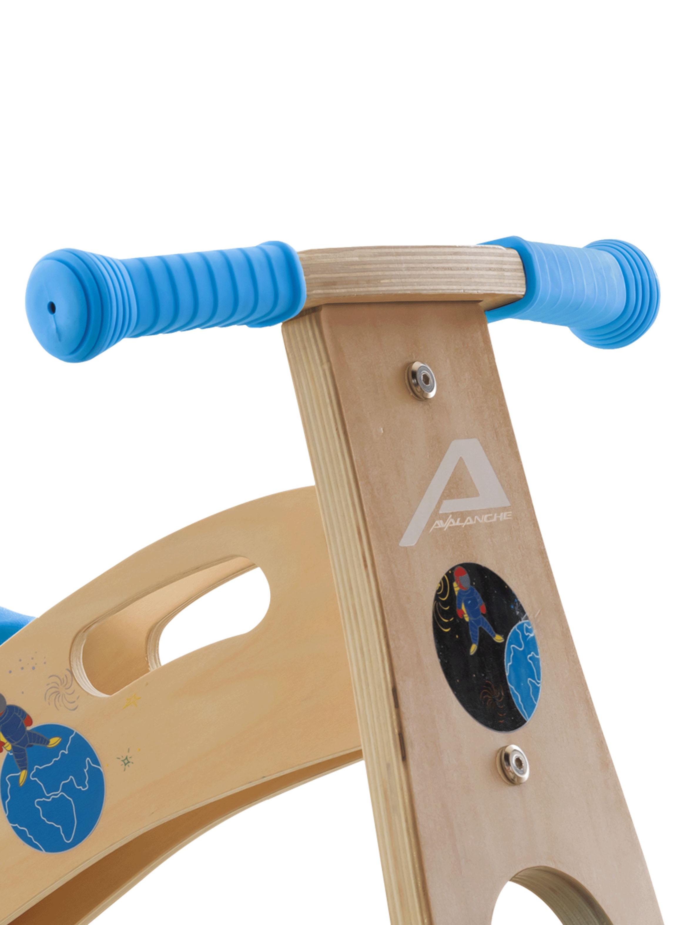 Bicicleta de Aprendizaje Wood Bike Boys Aro 12' Celeste-3