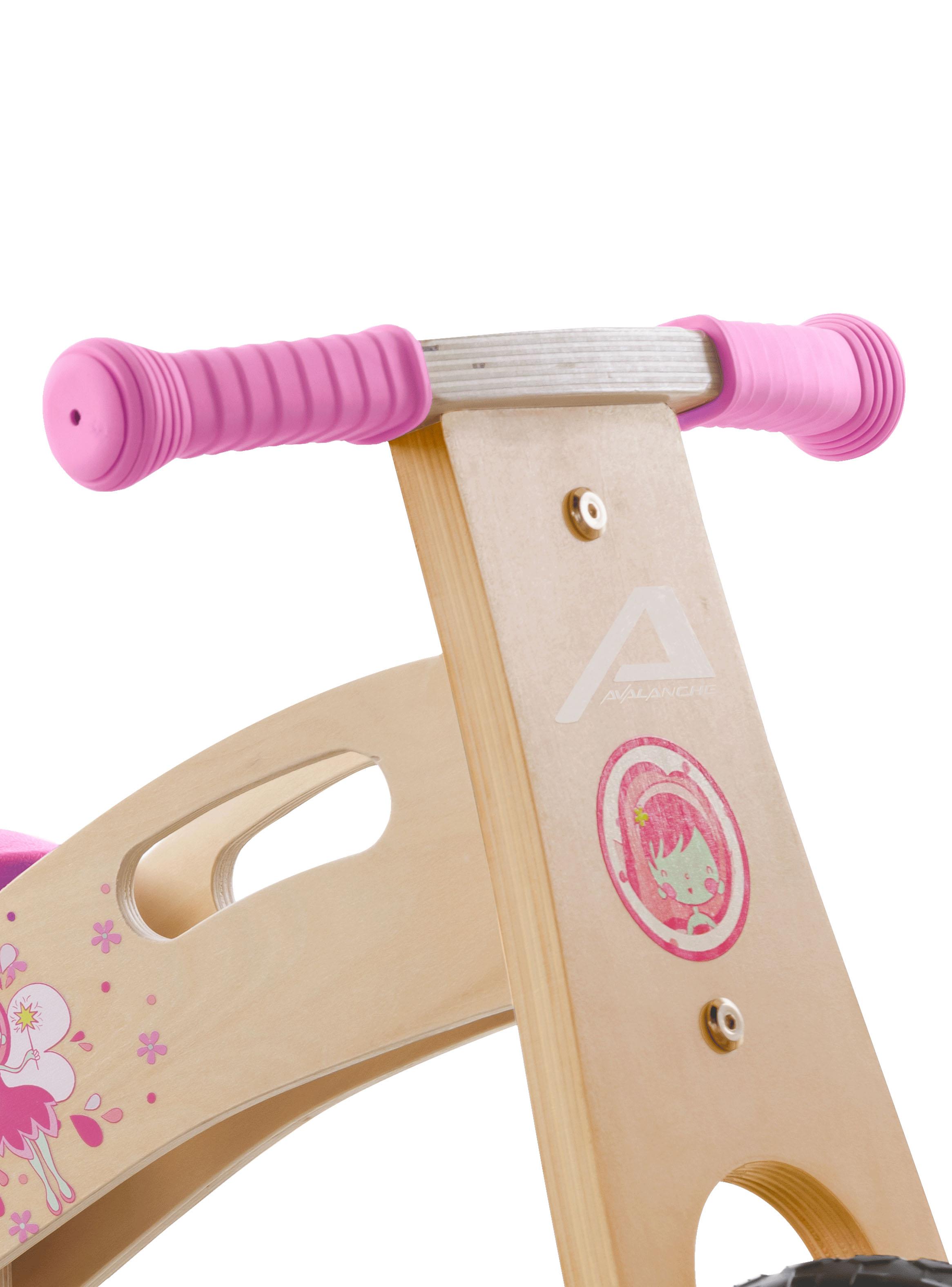 Bicicleta de Aprendizaje Wood Bike Girl Aro 12' Rosado-3