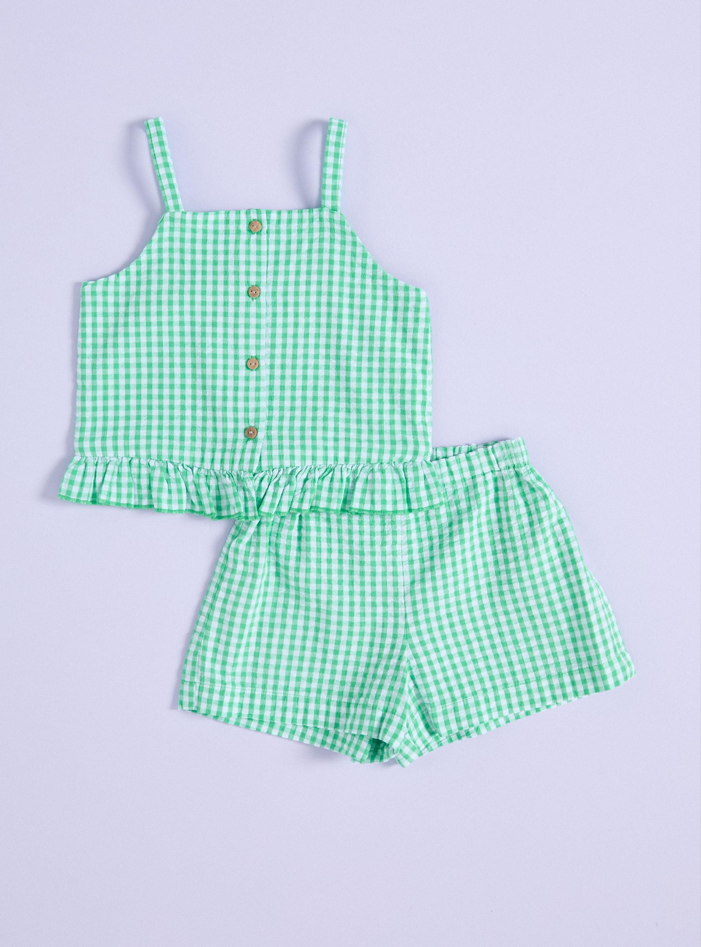 Conjunto Set Seersucker Rayado-2