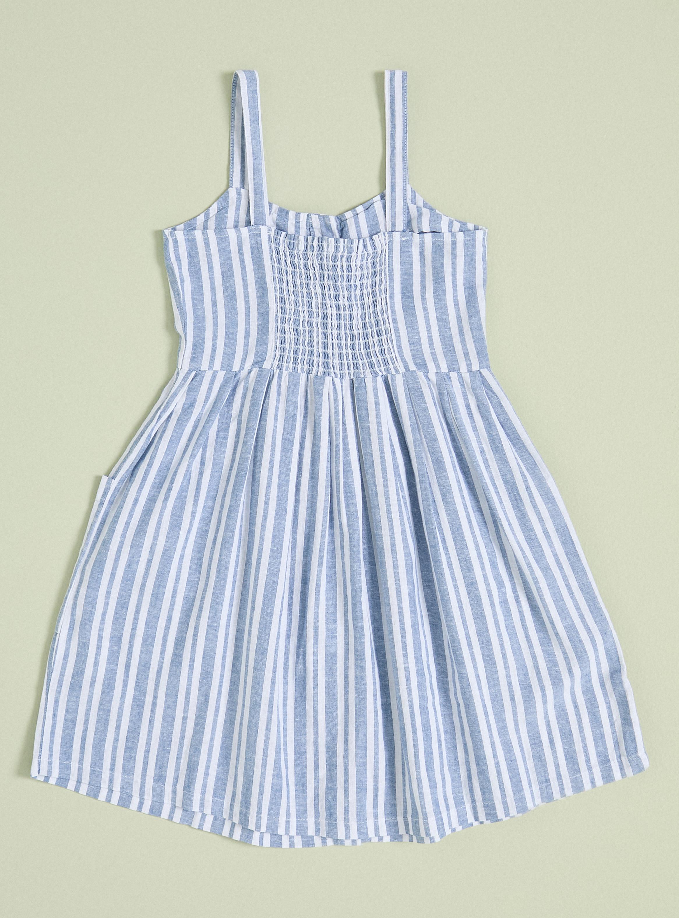 Vestido con Bolsillos Grandes de Lino-2