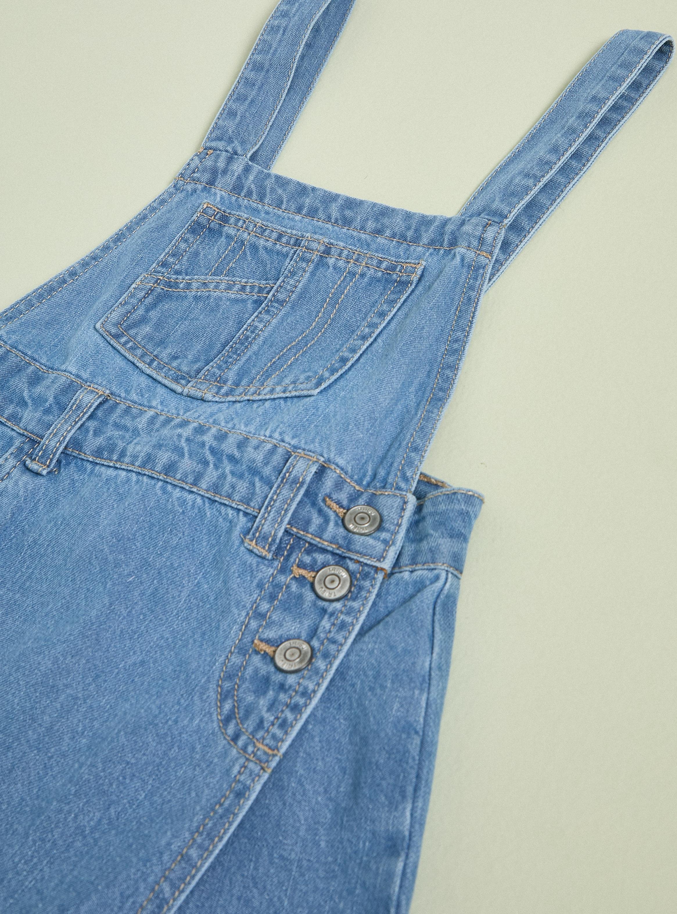 Jardinera Tipo Falta y Short Denim-2