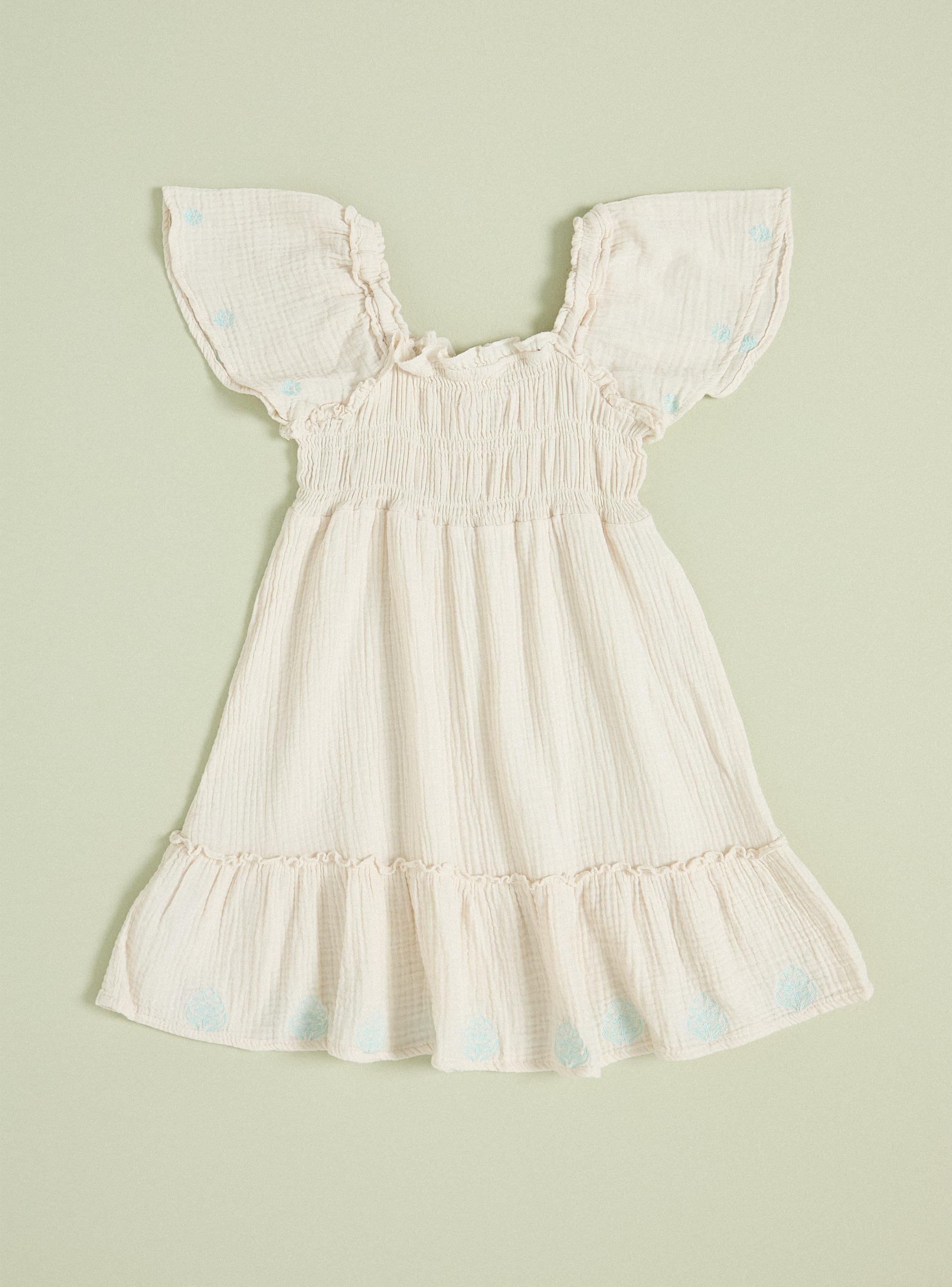 Vestido Gasa Bordado-3