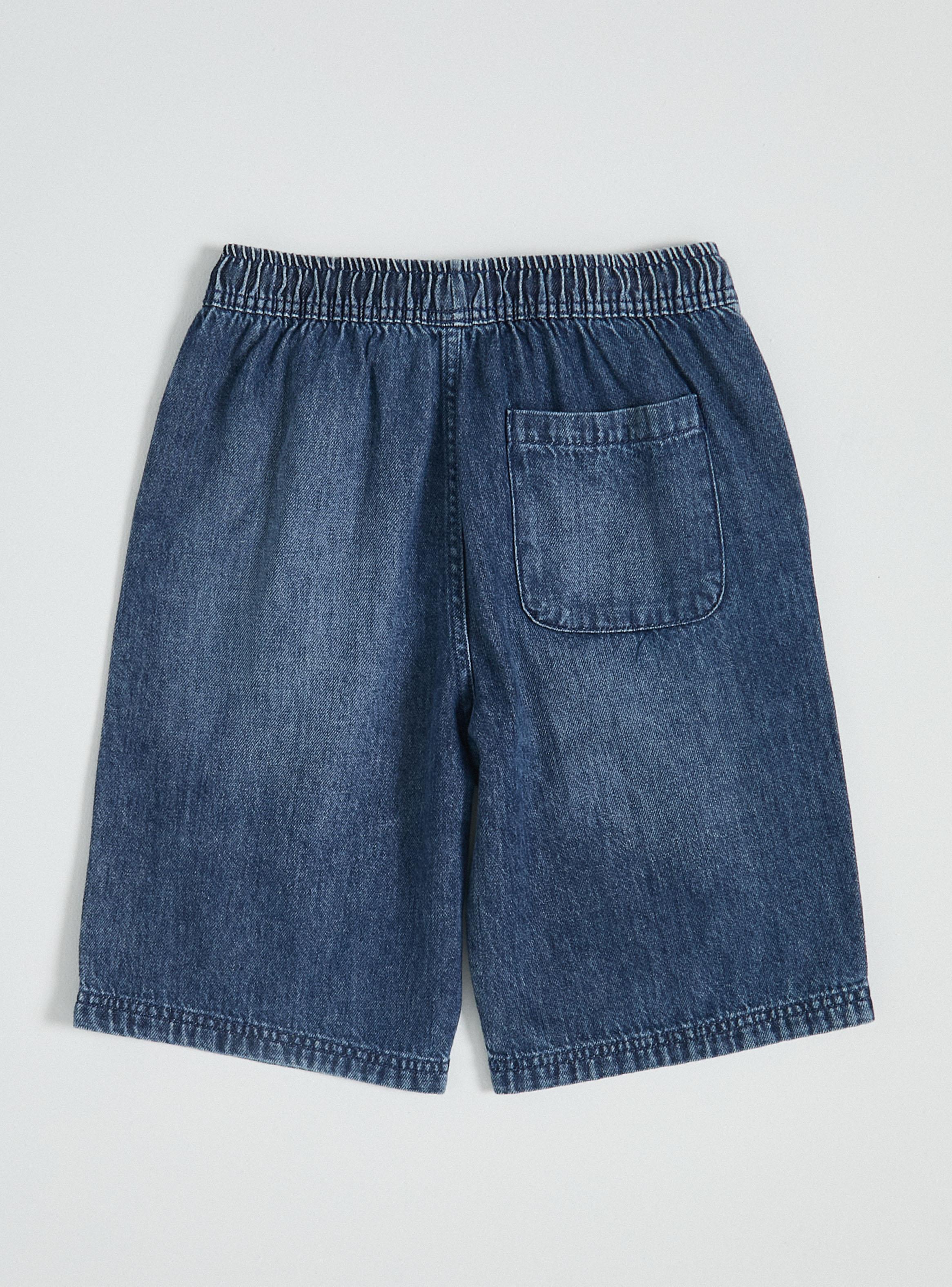 Short Demin Ajuste Cordón-1