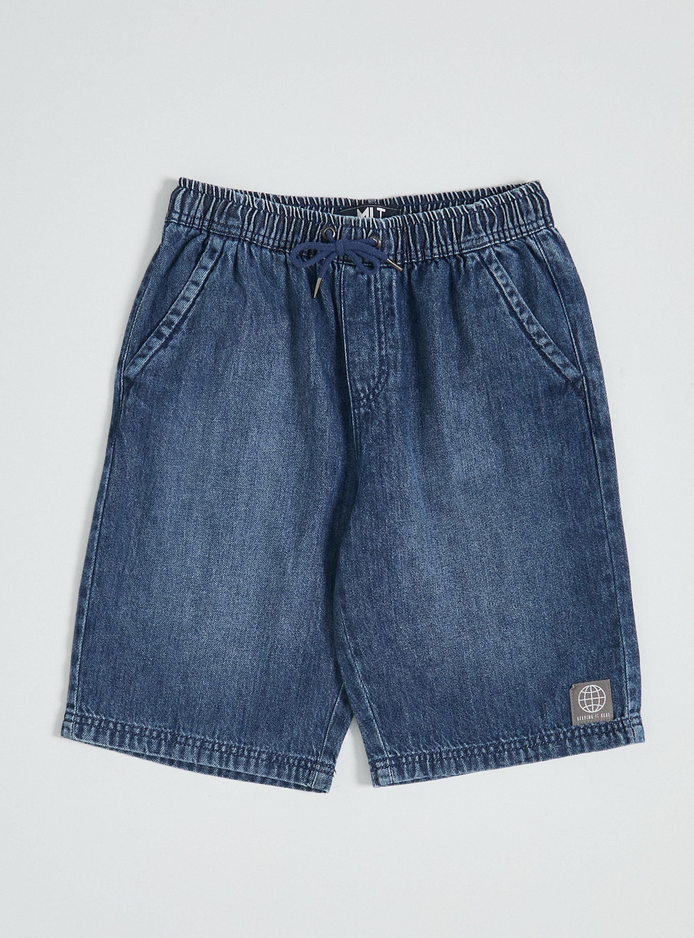 Short Demin Ajuste Cordón-0