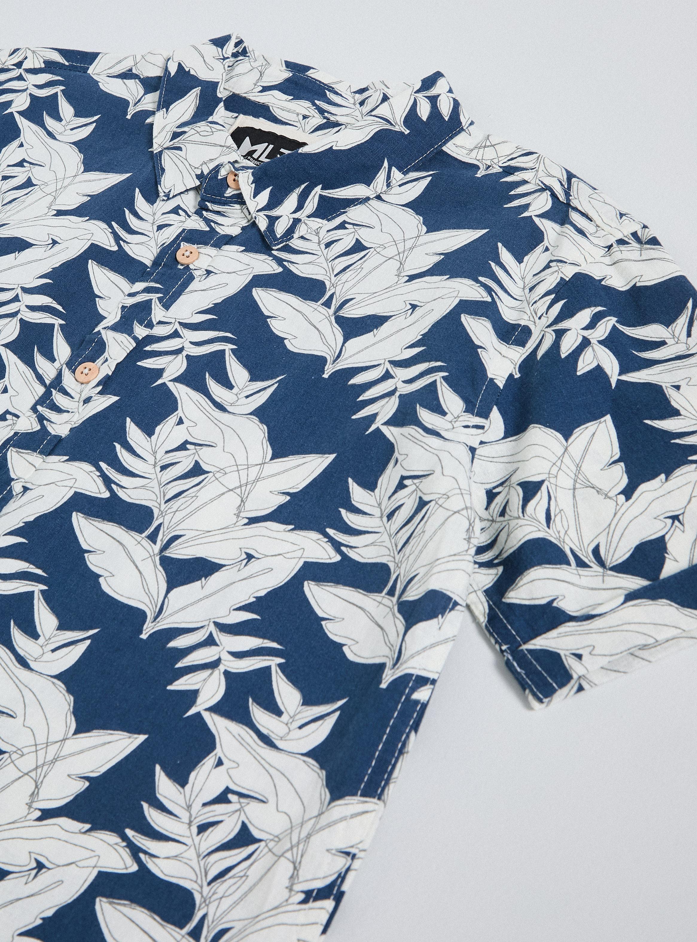 Camisa Full Estampado con Plisado Espalda-2