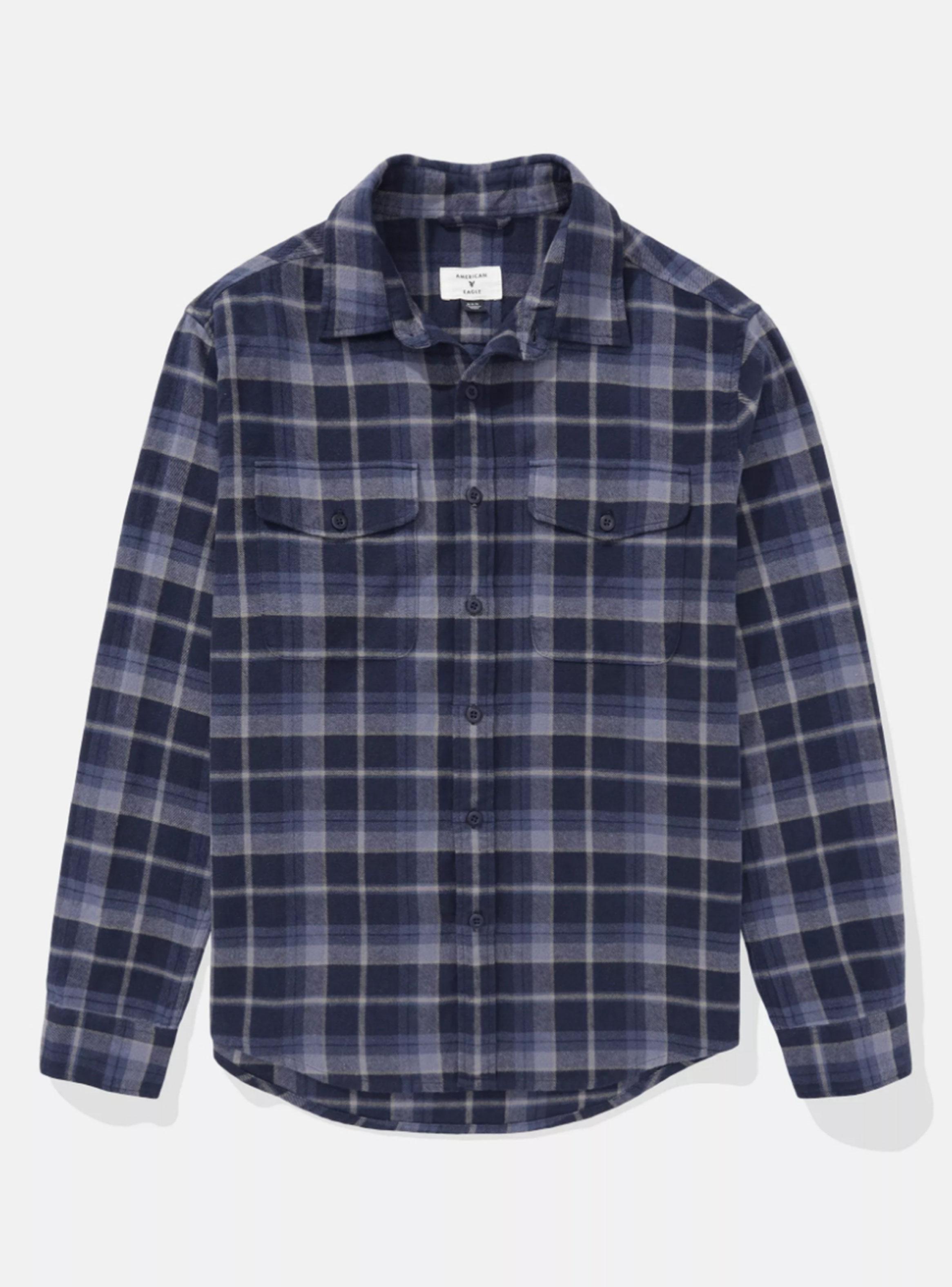 Camisa de Flannel para Usar Junto a la Chimenea-2