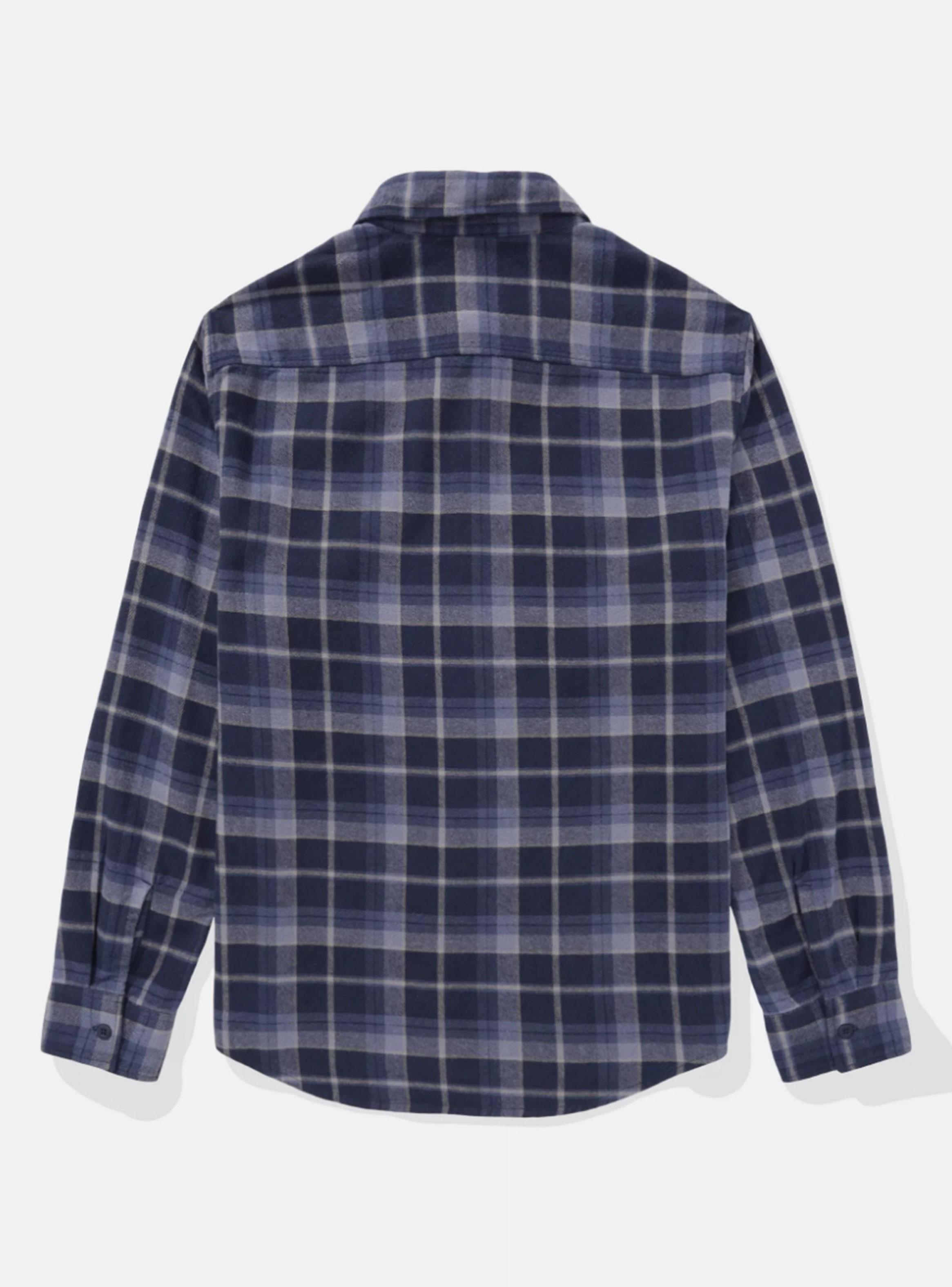 Camisa de Flannel para Usar Junto a la Chimenea-3