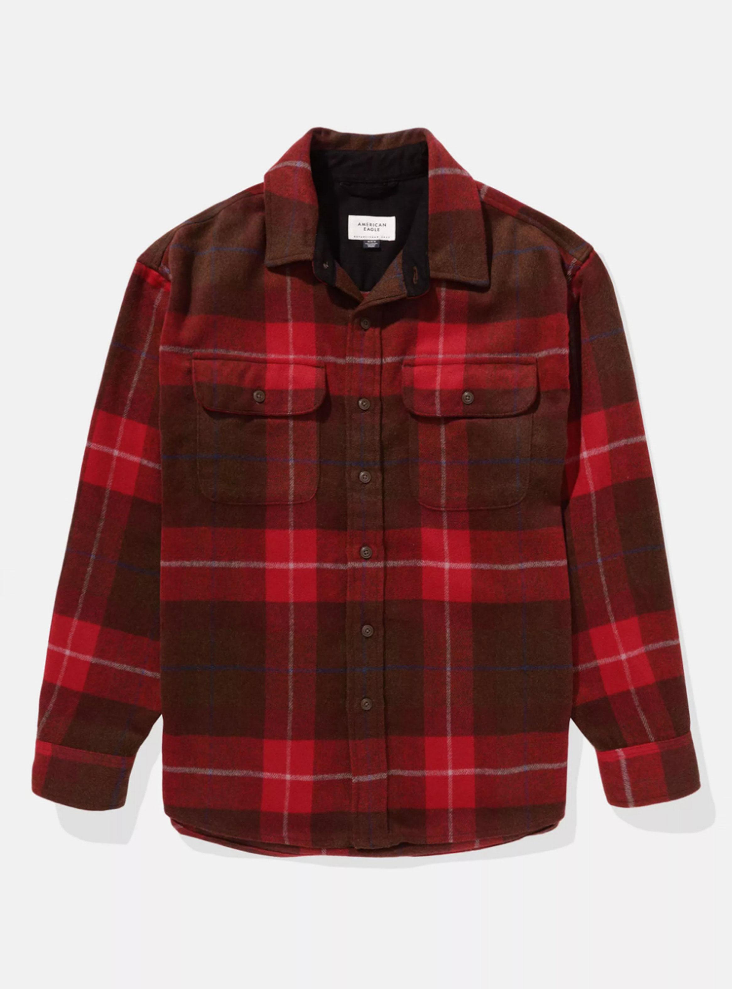 Camisa de Flannel para Usar Junto a la Chimenea-2