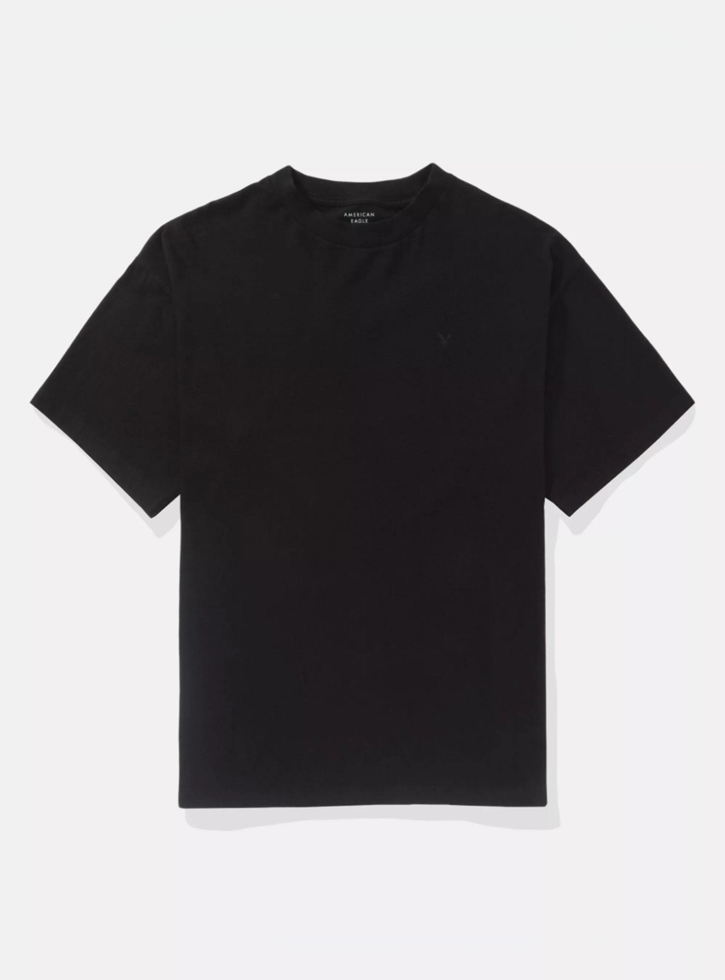 Polera extragrande con cuello redondo -1