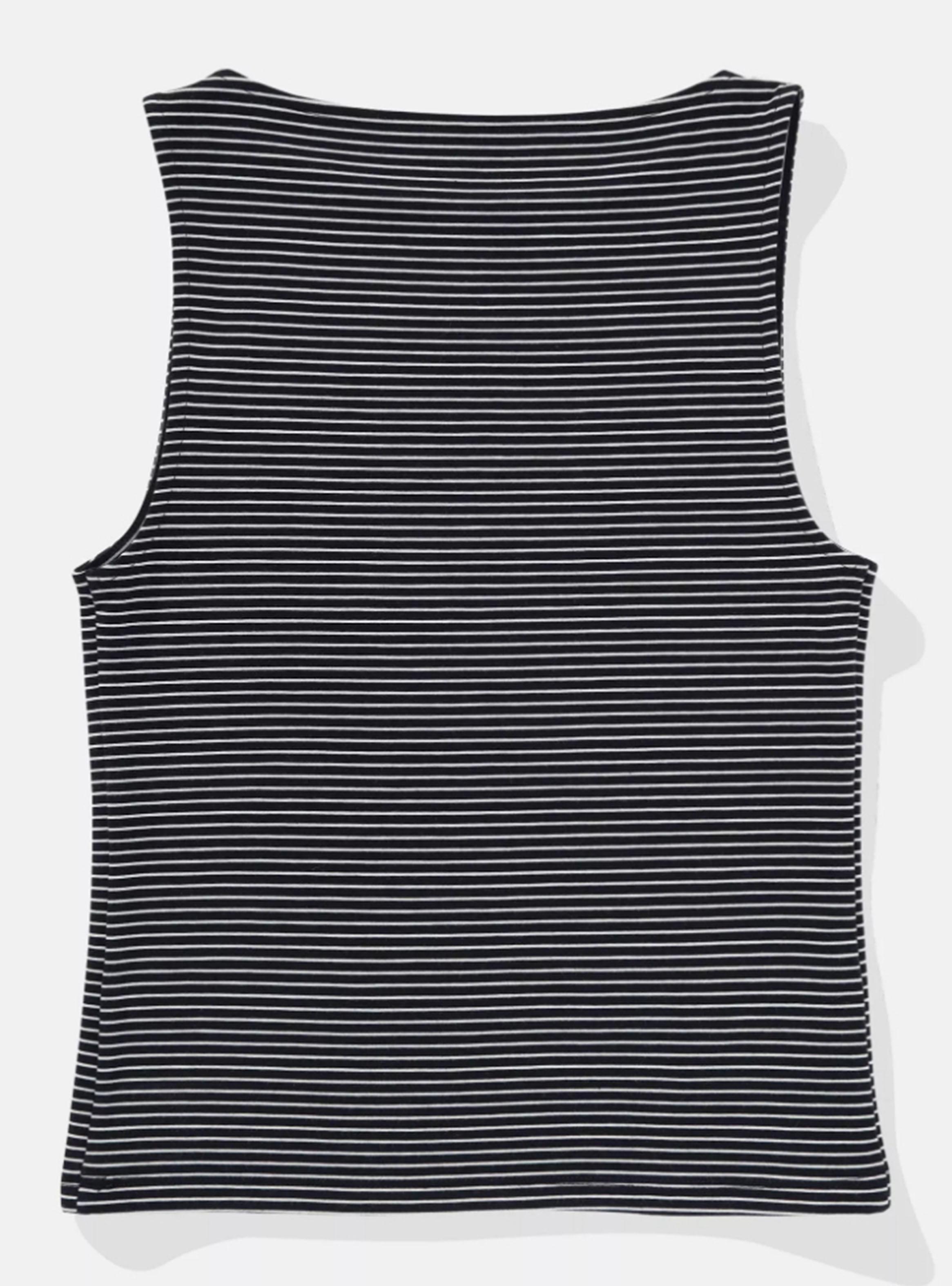 Polera sin Mangas Elasticada-3